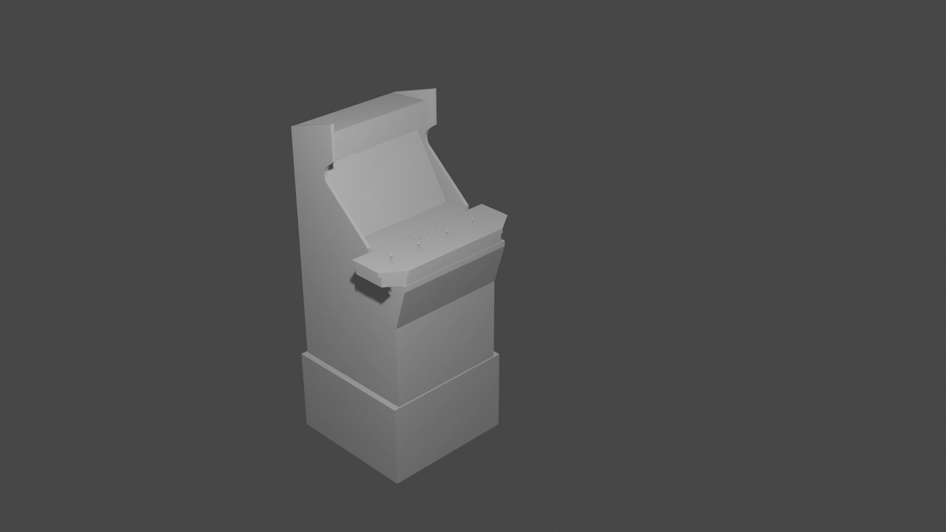 Arcade Game 3D Model Low-poly 3D model_4