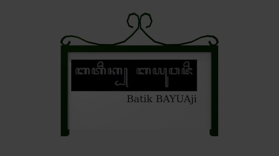 ShopSign with Lamp 2 3D model_5