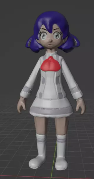 Sina pokemon trainer 3D print model_0