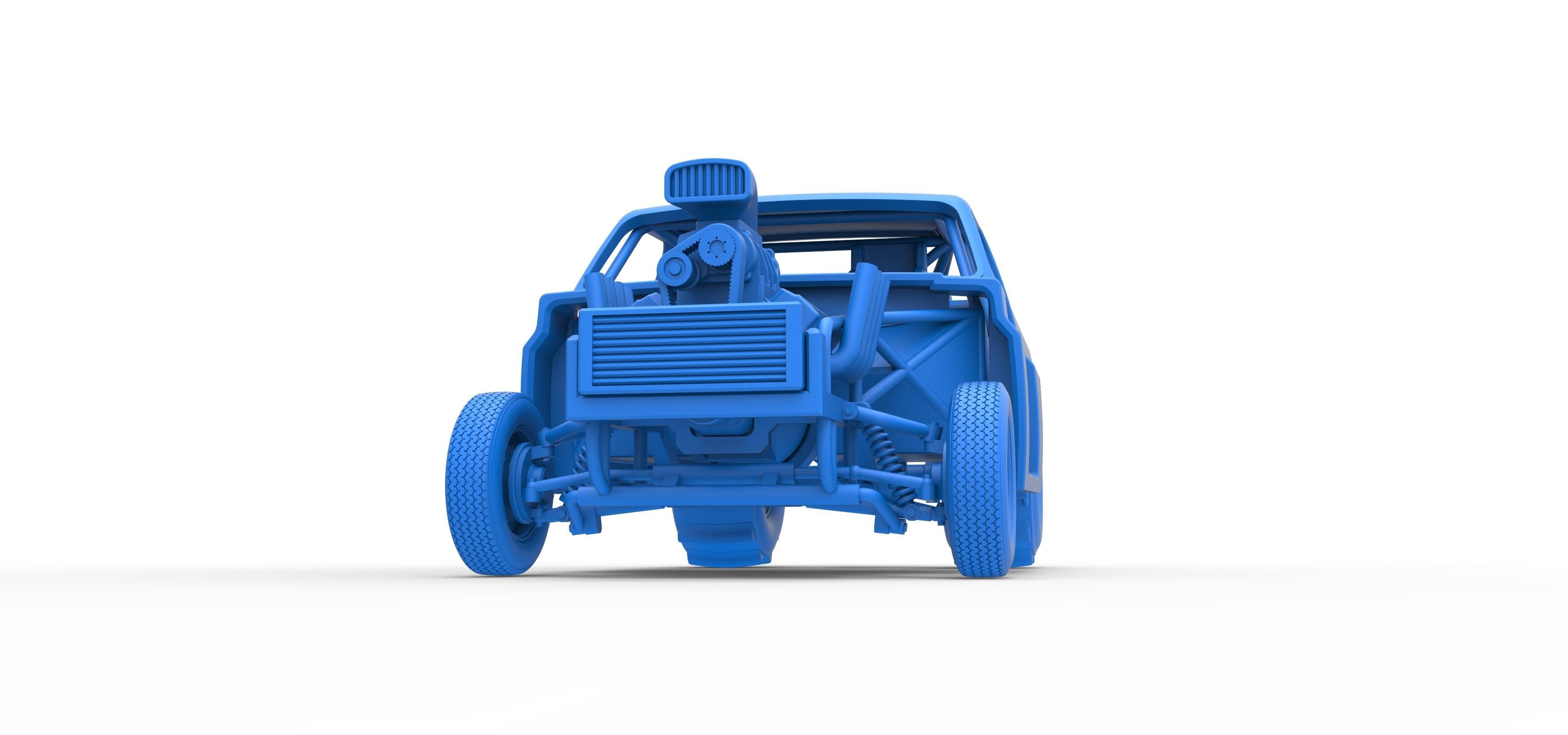 Dirt Dragster truck Scale 1 to 25 3D print model_22