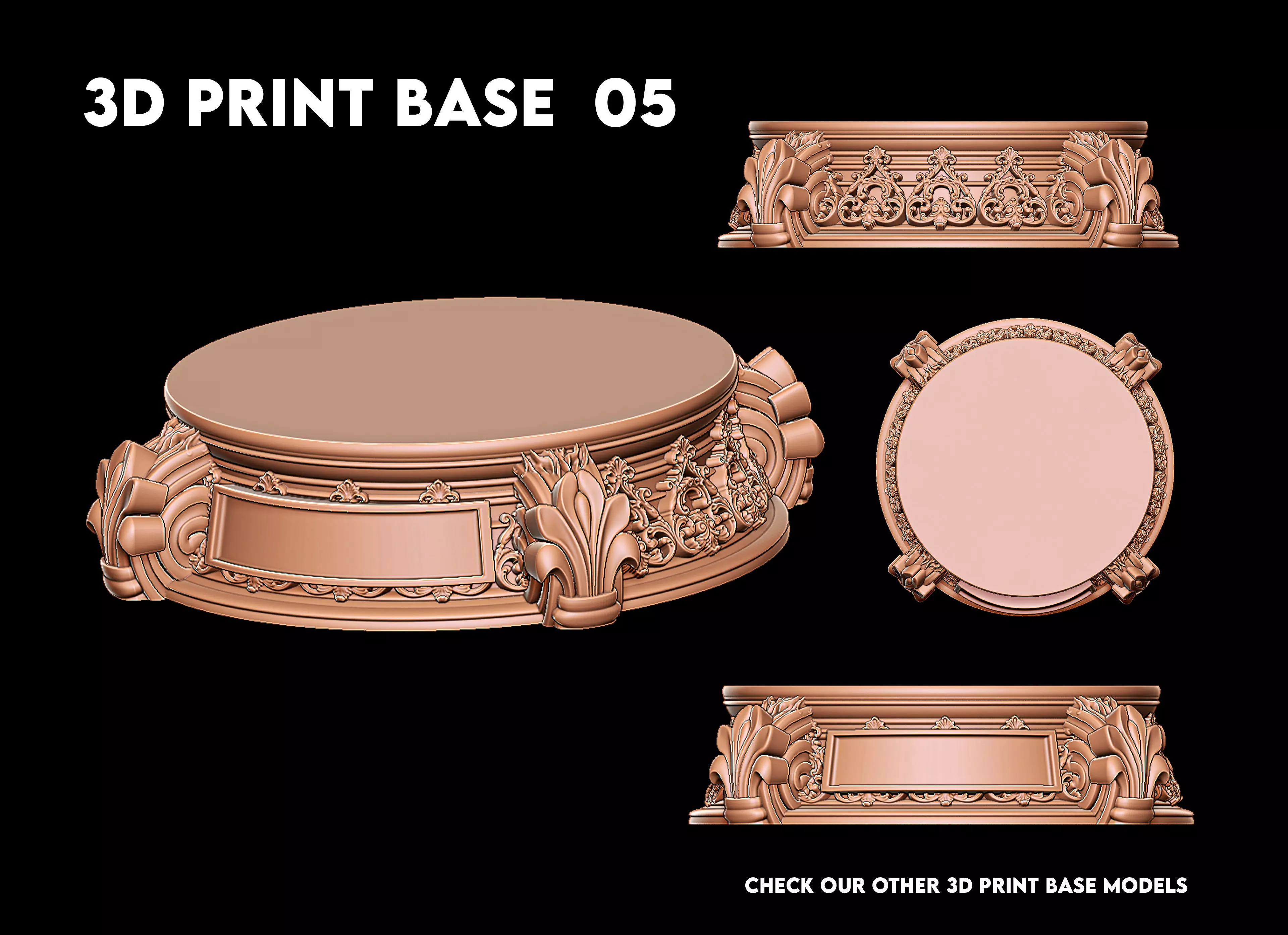 3D Print Base 05 3D print model