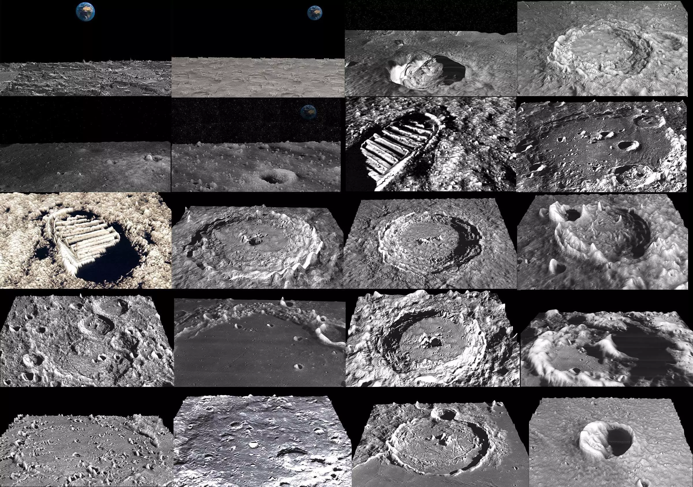 Places From The Moon Collection 3D model