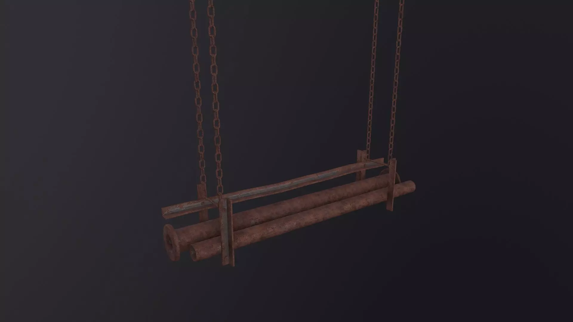 Swing Trap 3D Model Low-poly 3D model_0