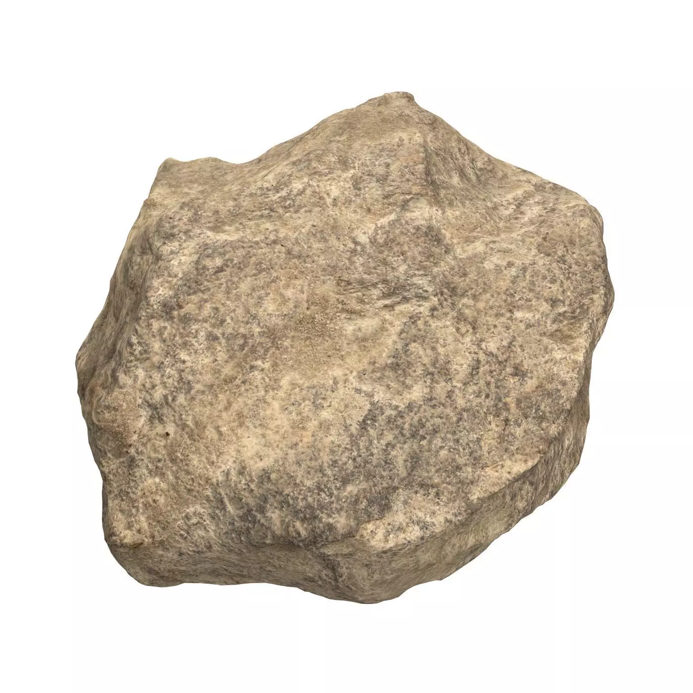 Sand Stone 01 Low-poly 3D model_0