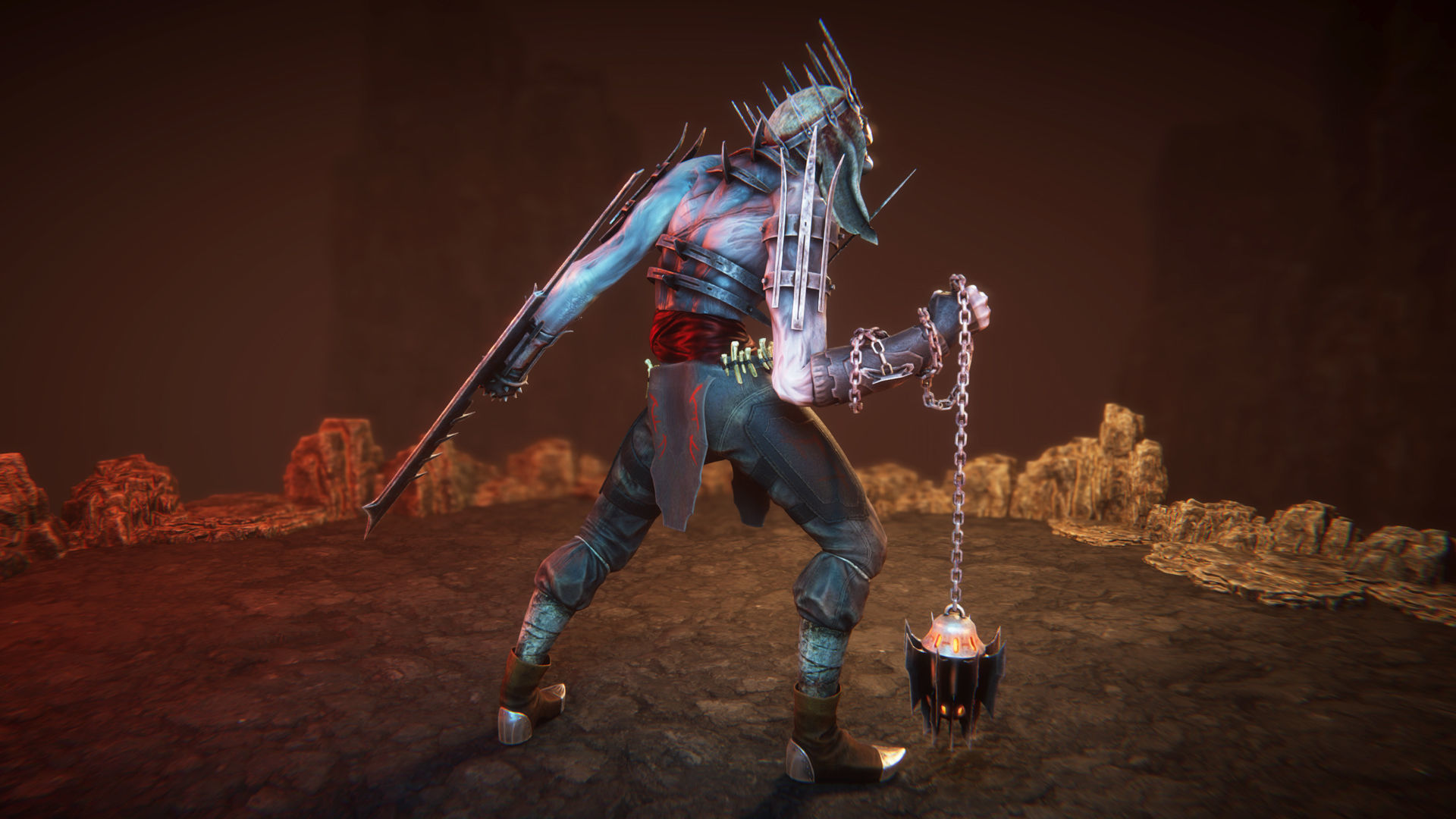 Cultist Low-poly 3D model_4