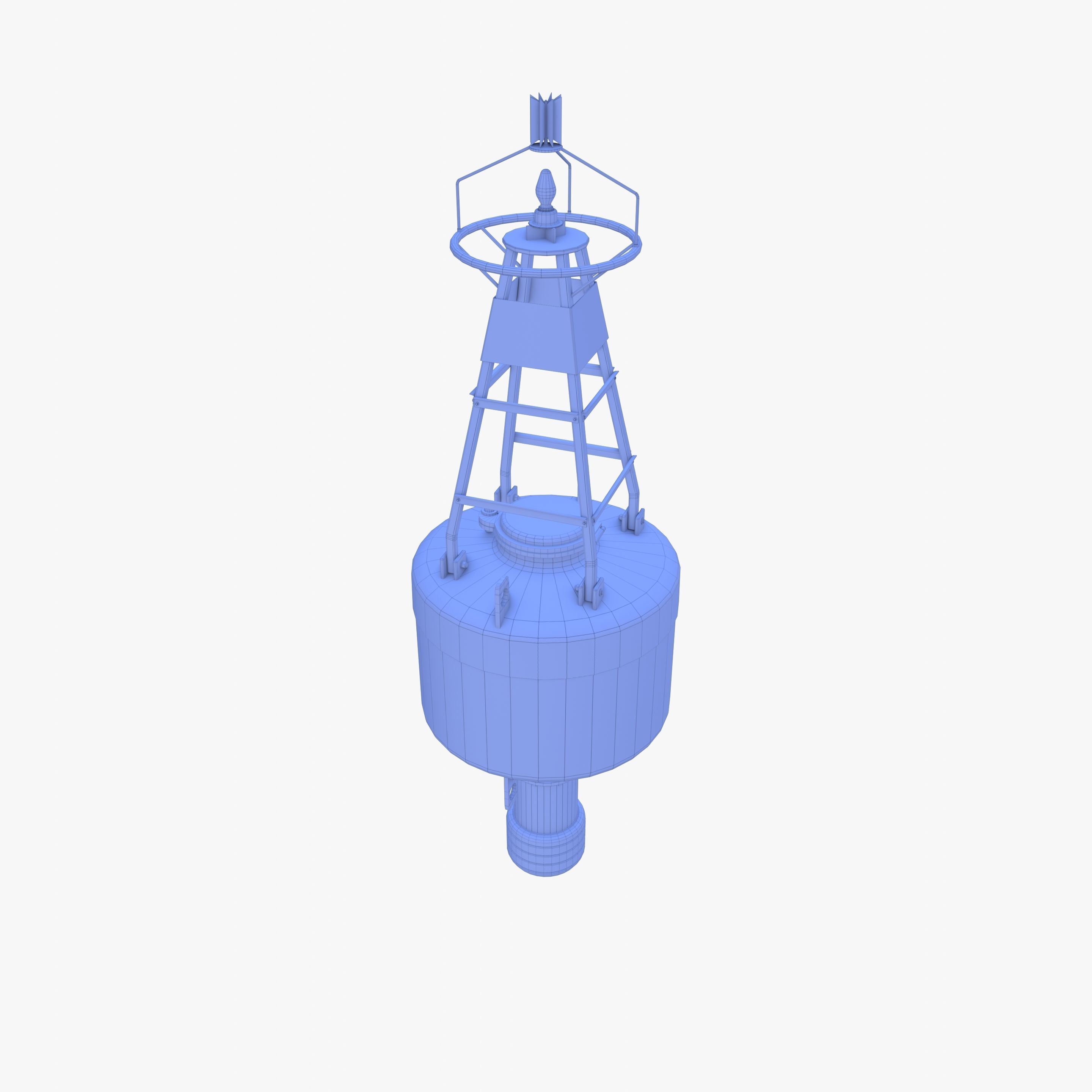 Water buoy v1 Low-poly 3D model_23