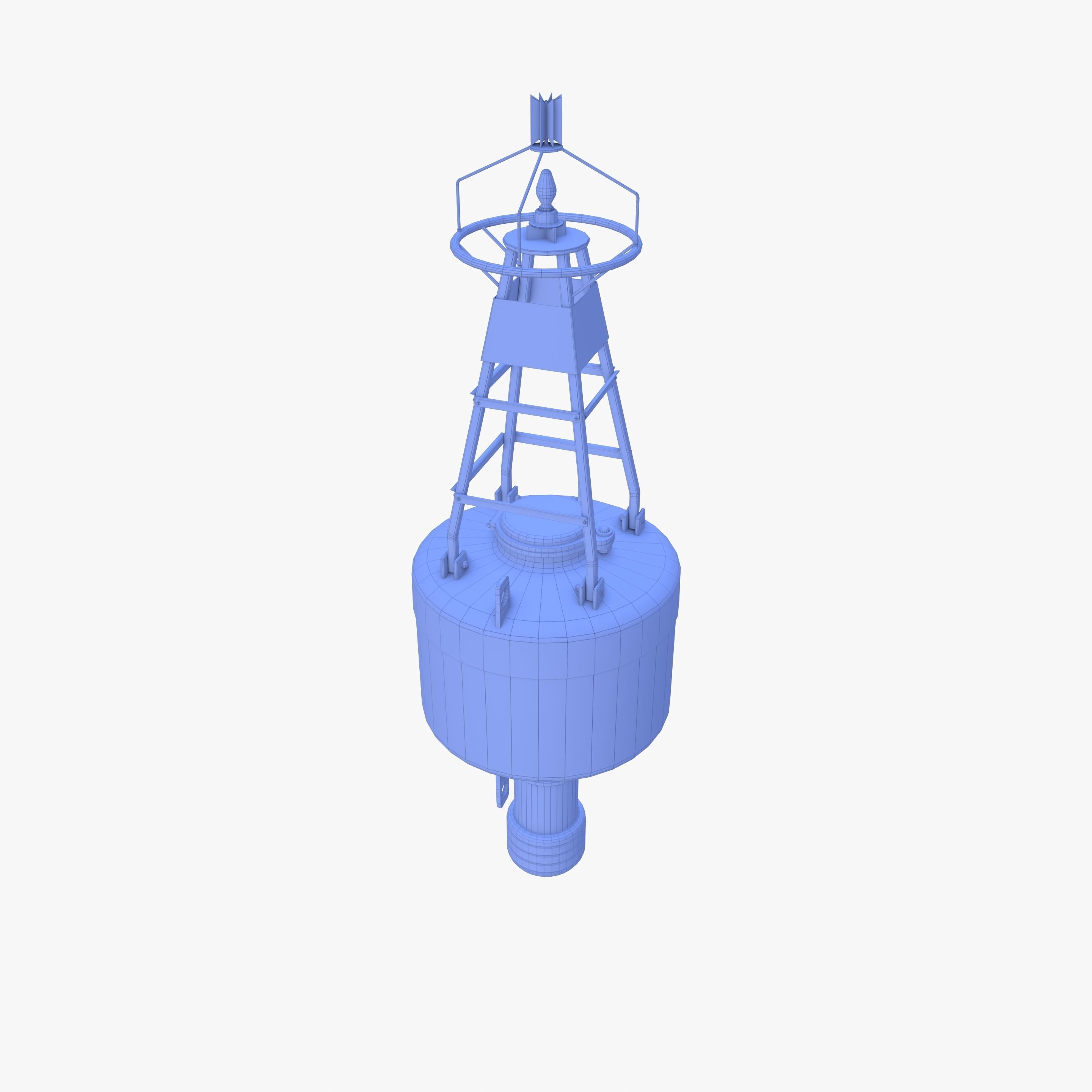 Water buoy v1 Low-poly 3D model_20