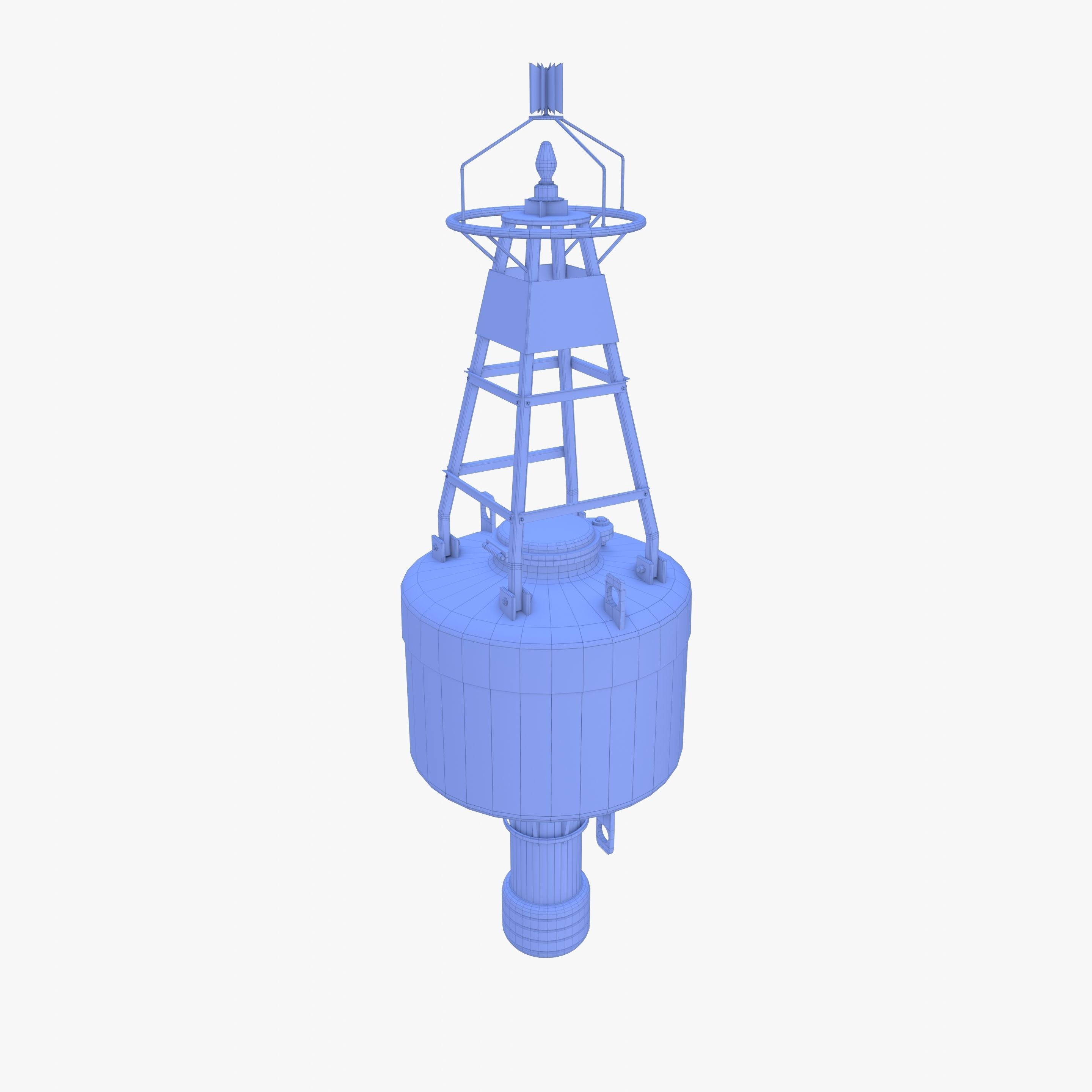 Water buoy v1 Low-poly 3D model_16