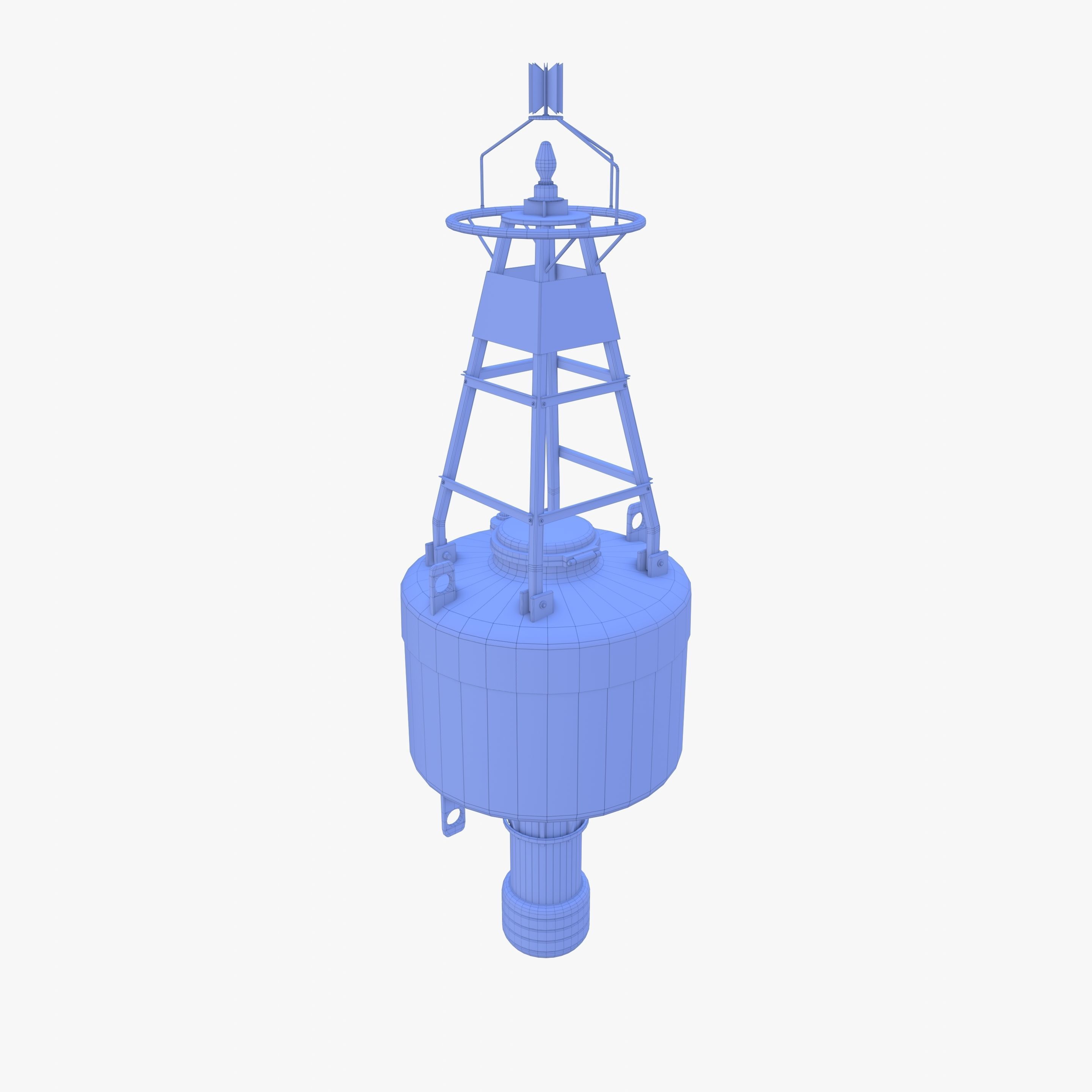 Water buoy v1 Low-poly 3D model_14