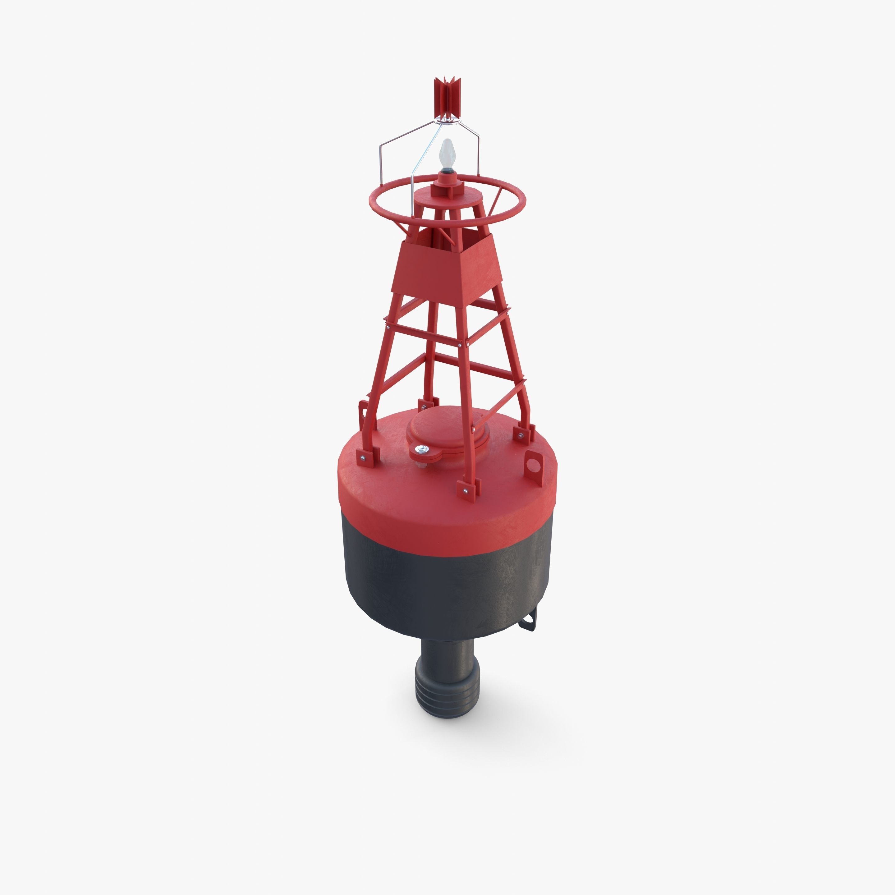 Water buoy v1 Low-poly 3D model_11