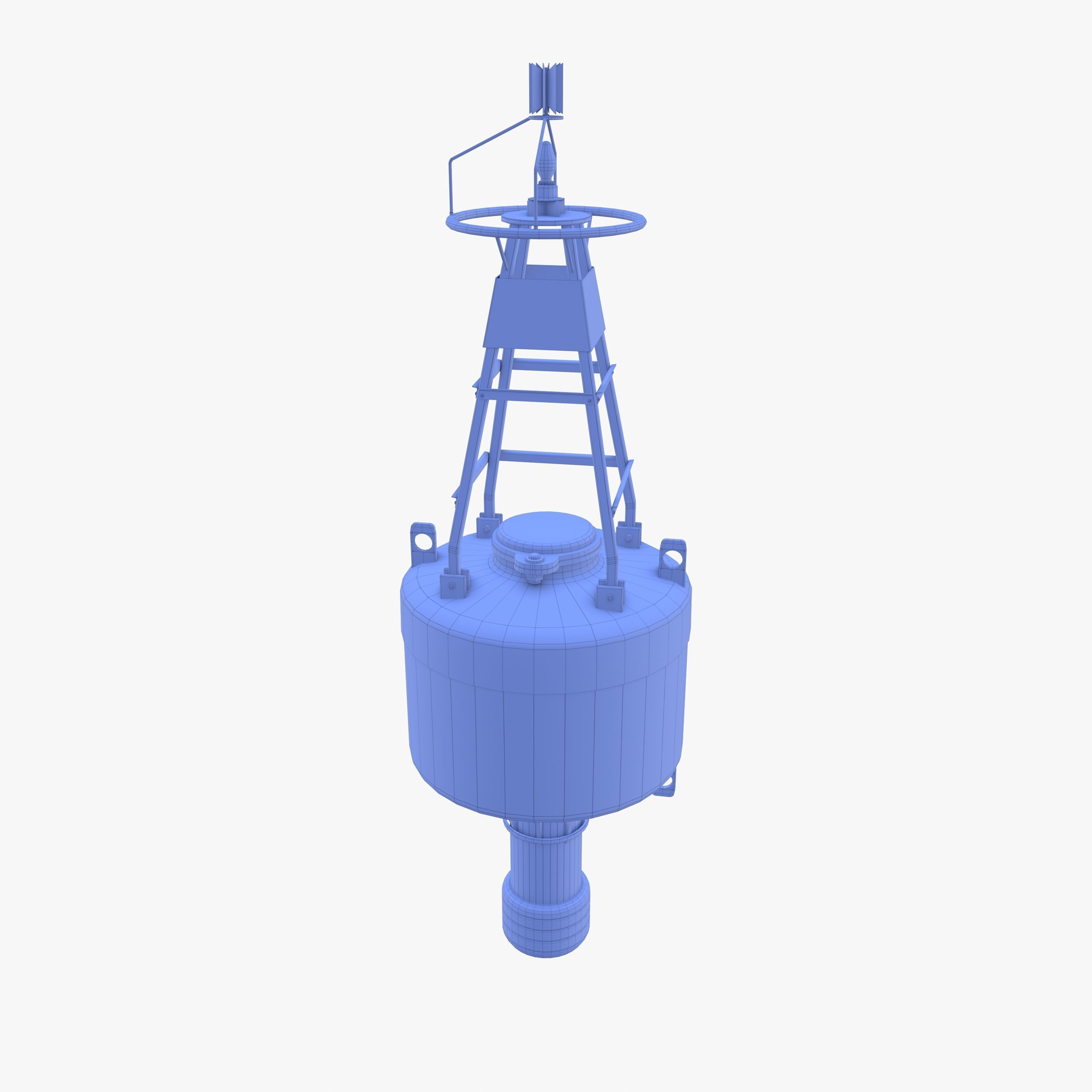 Water buoy v1 Low-poly 3D model_18