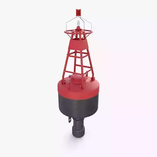 Water buoy v1 Low-poly 3D model