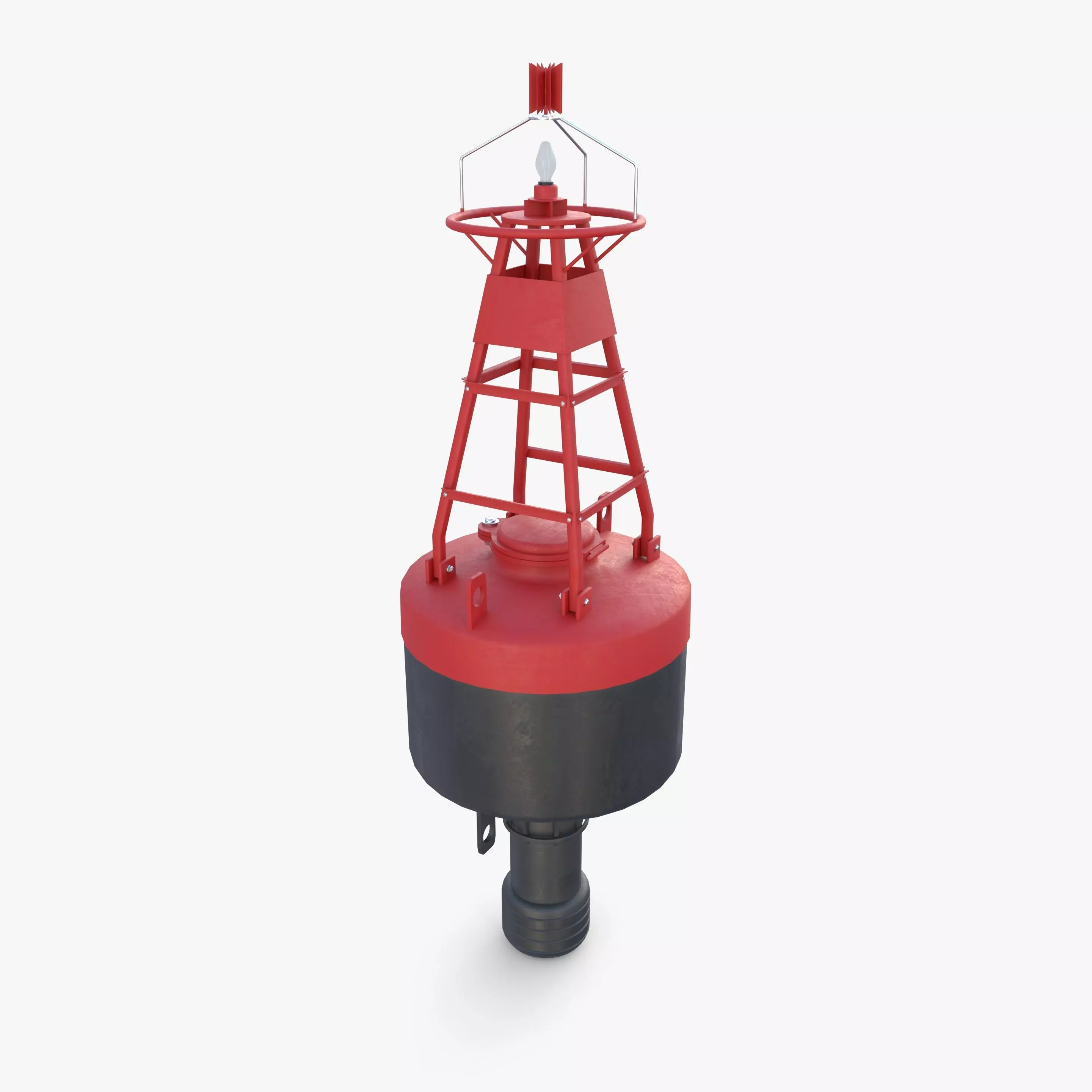 Water buoy v1 Low-poly 3D model_0