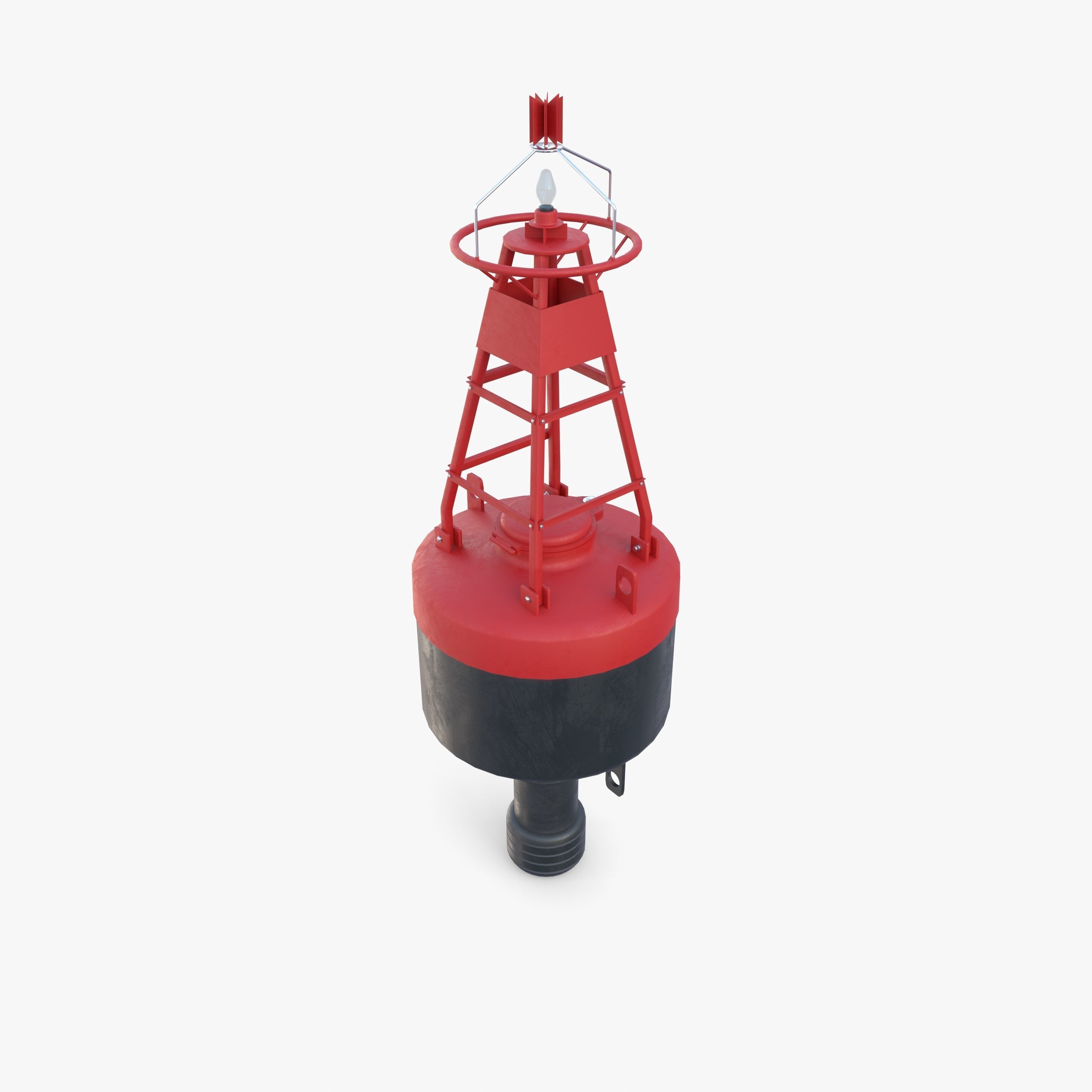 Water buoy v1 Low-poly 3D model_8