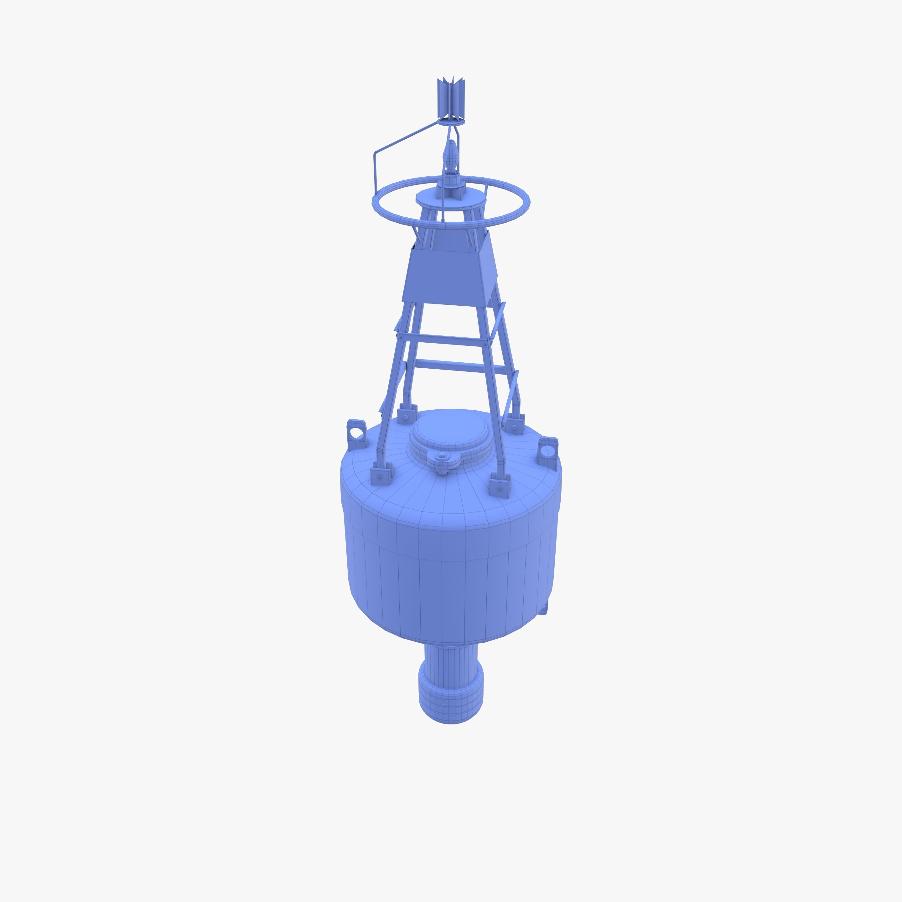 Water buoy v1 Low-poly 3D model_21