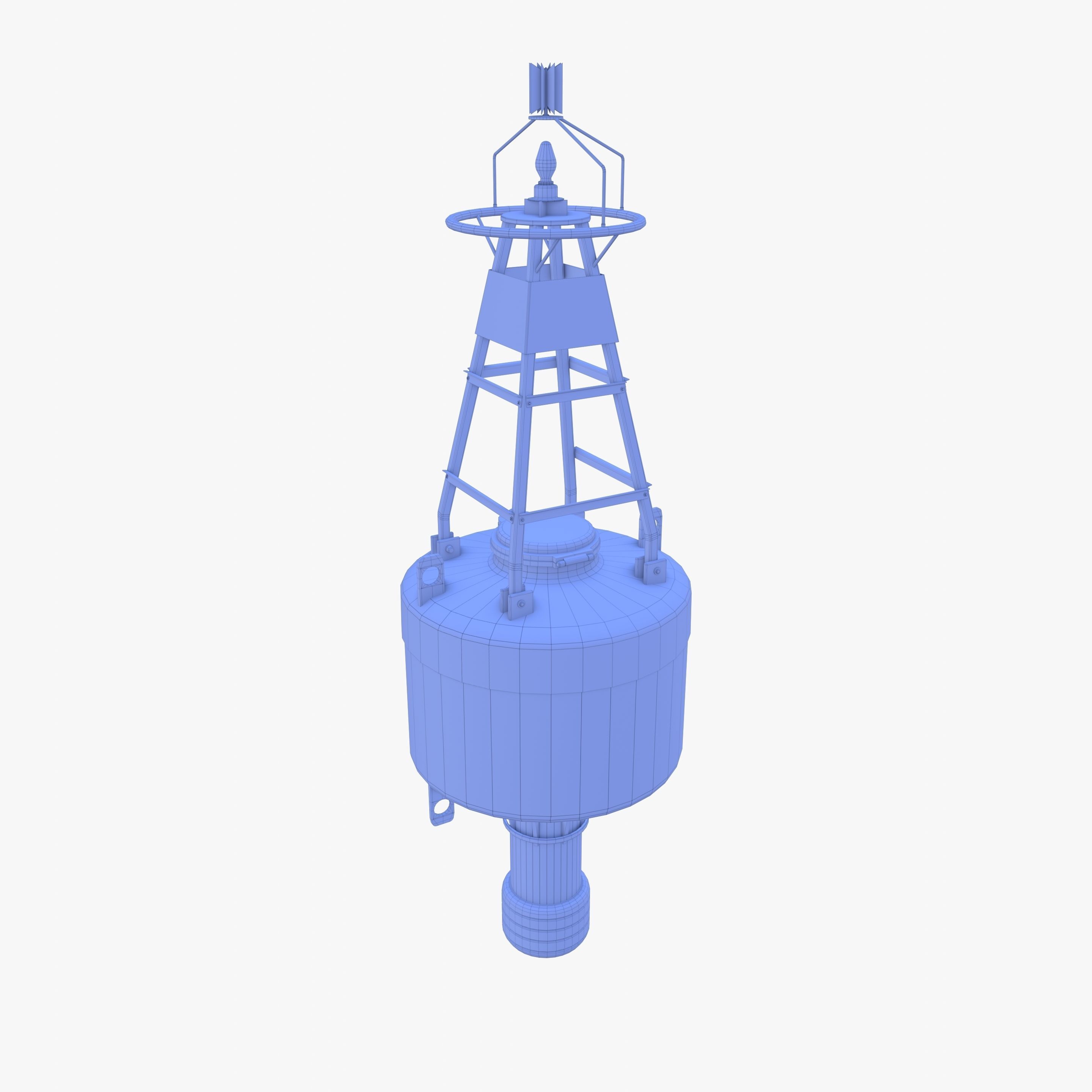 Water buoy v1 Low-poly 3D model_15