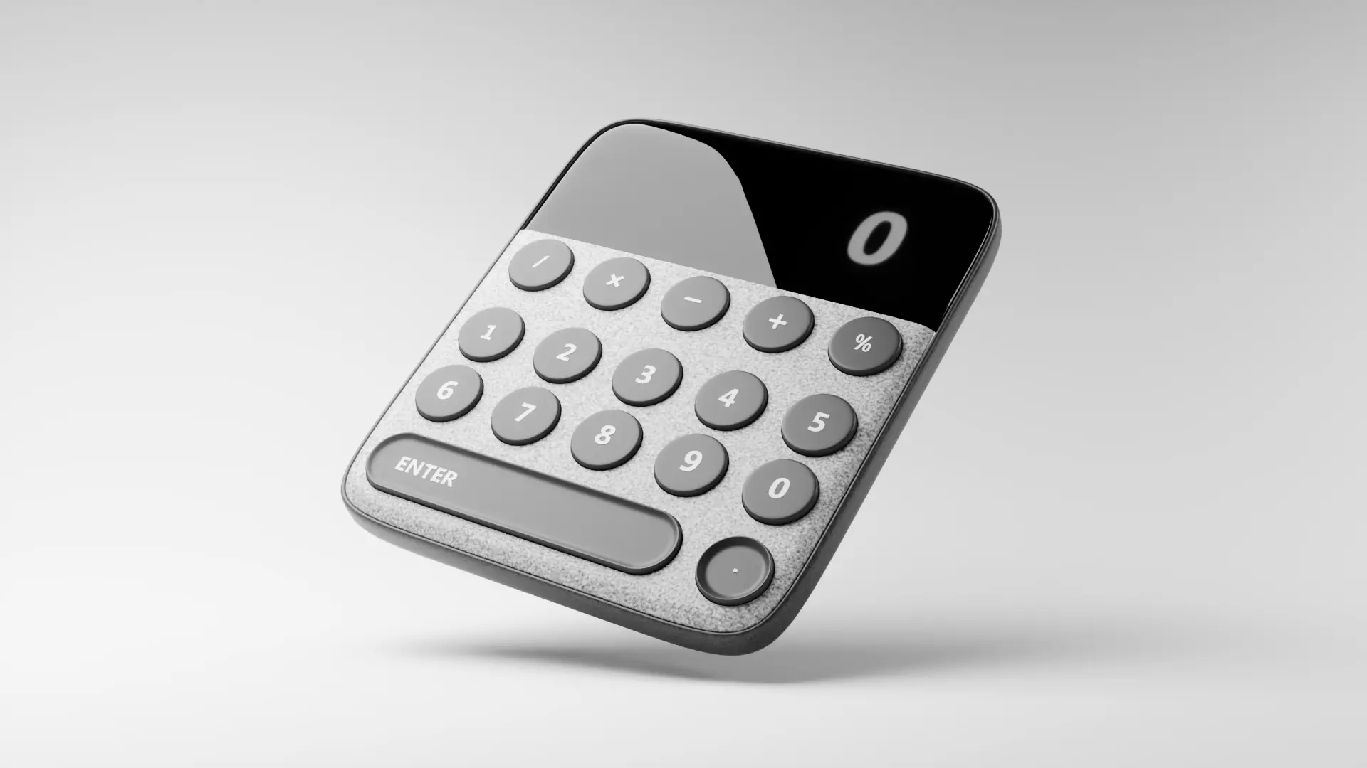 Photorealistic Calculator - Premium 3D Printable Model 3D model