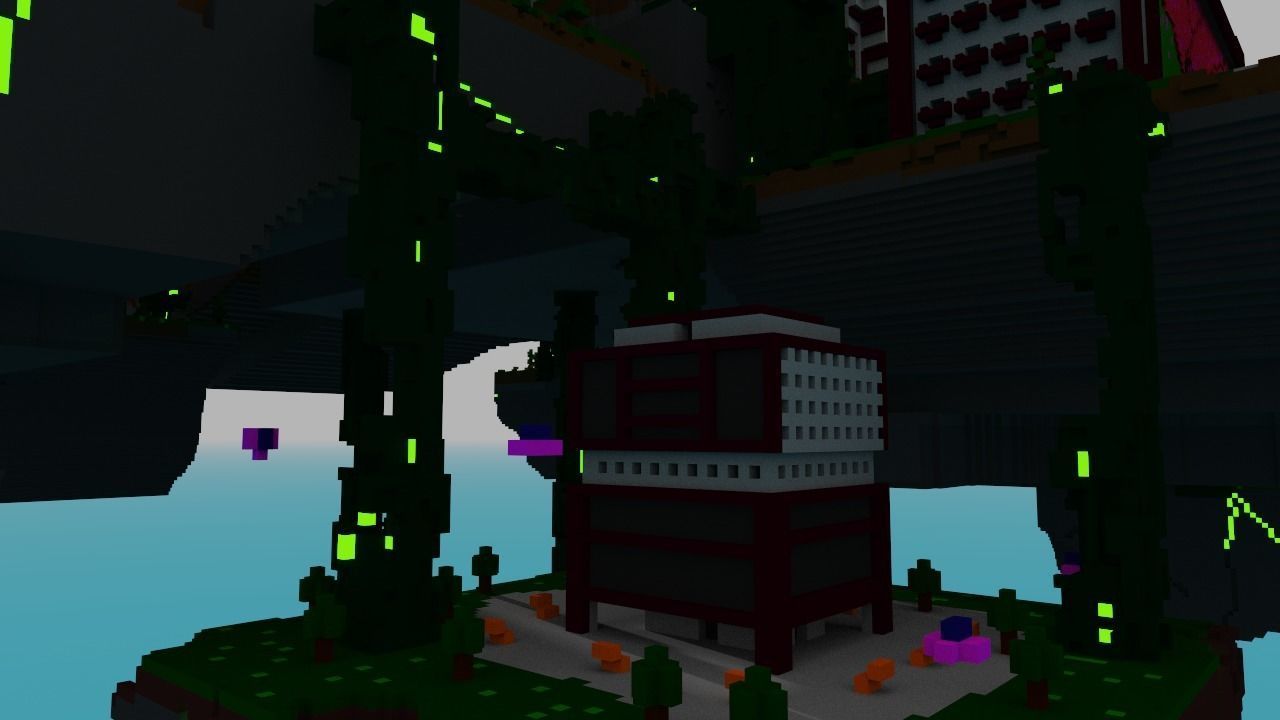 fly city Free low-poly 3D model_14