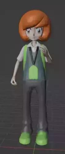 Trevor pokemon trainer  3D print model