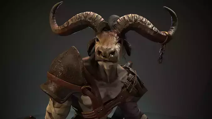 Minotaur fantasy Bull