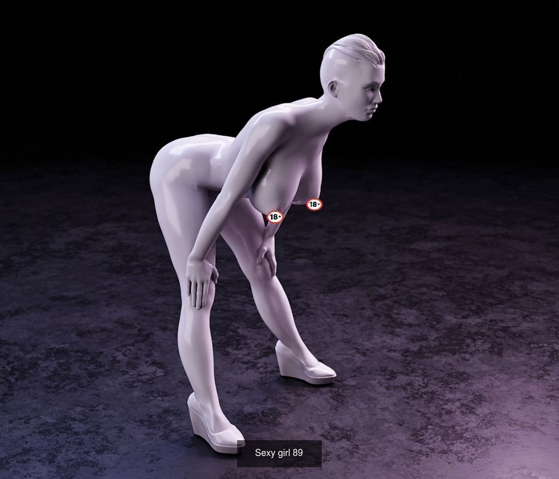 Sexy Girls Pack 10 3D Model Collection_4