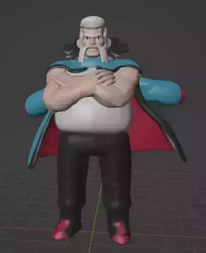 Wulfric gym leader 3D print model