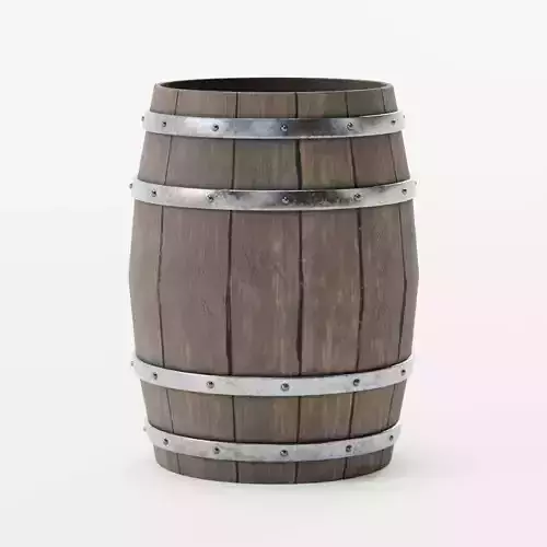 Wood Barrel 1