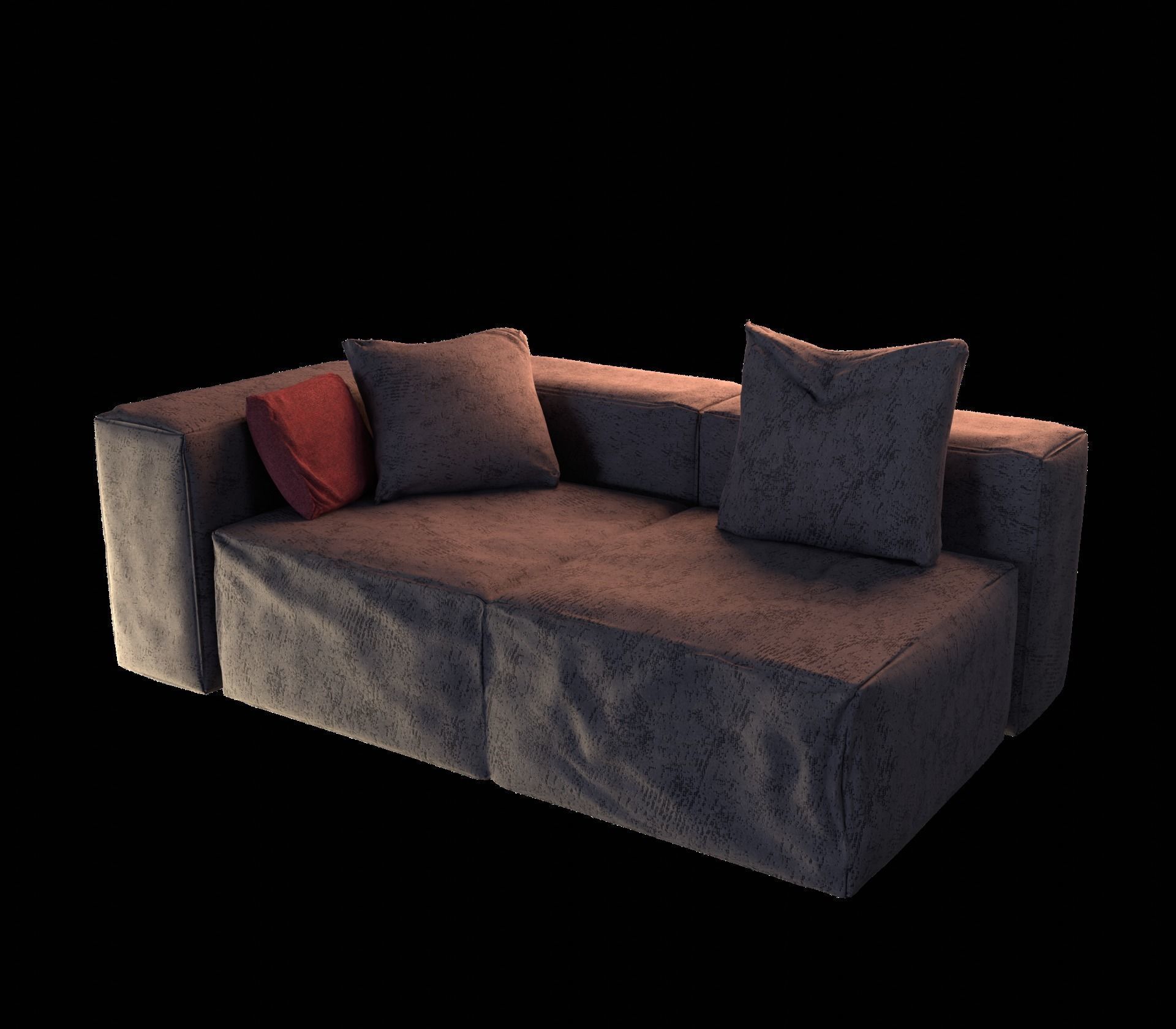 Comfort Sofa  3D model_2