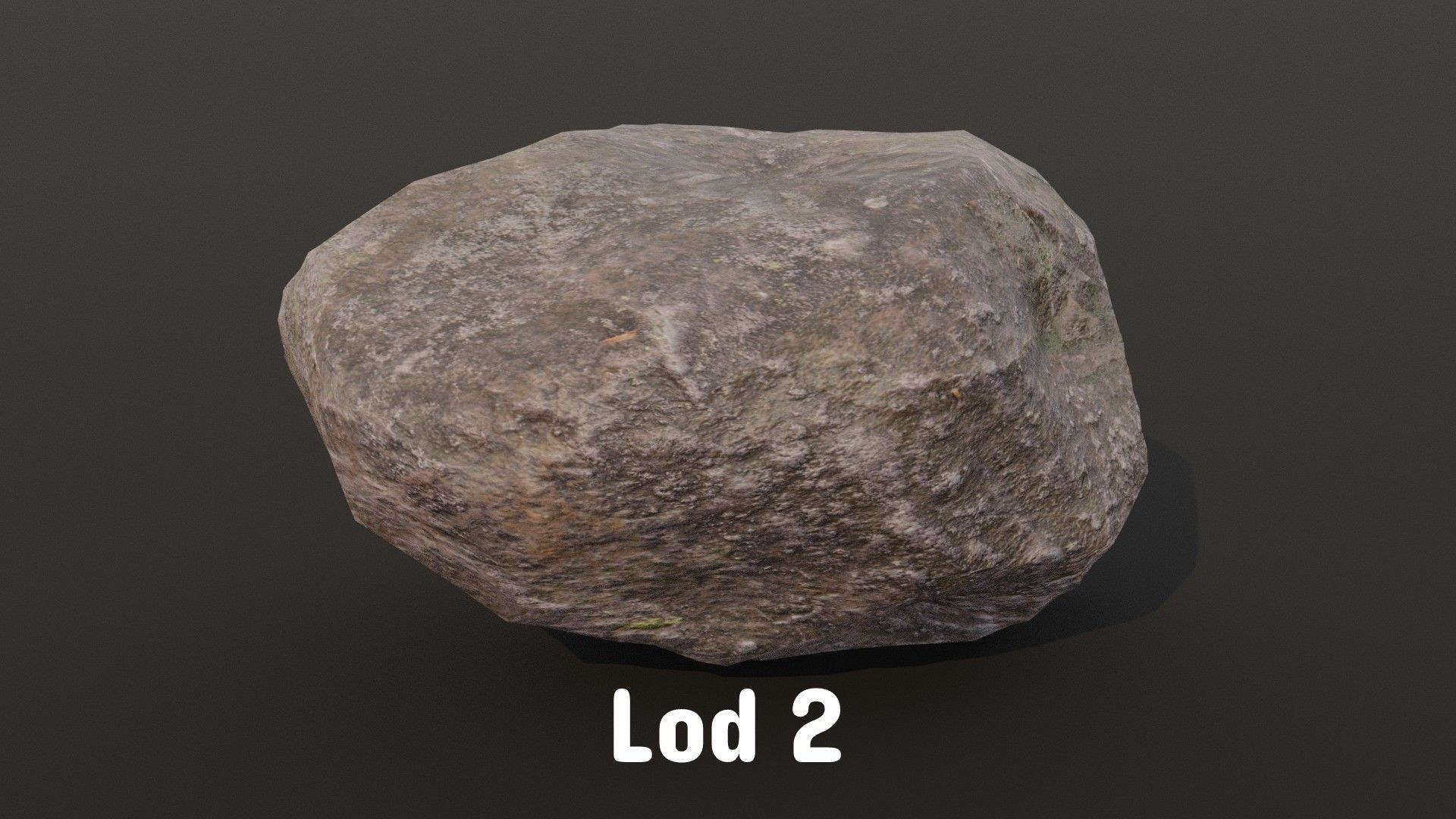 3D Rock 06 PBR Low-poly 3D model_3