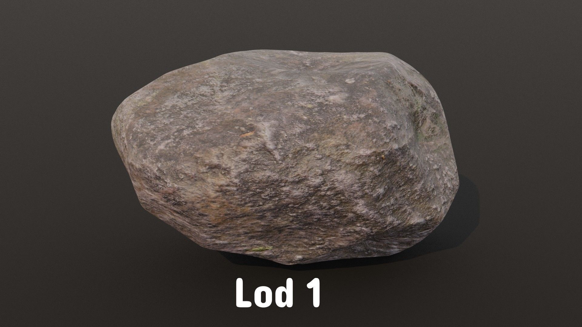 3D Rock 06 PBR Low-poly 3D model_1