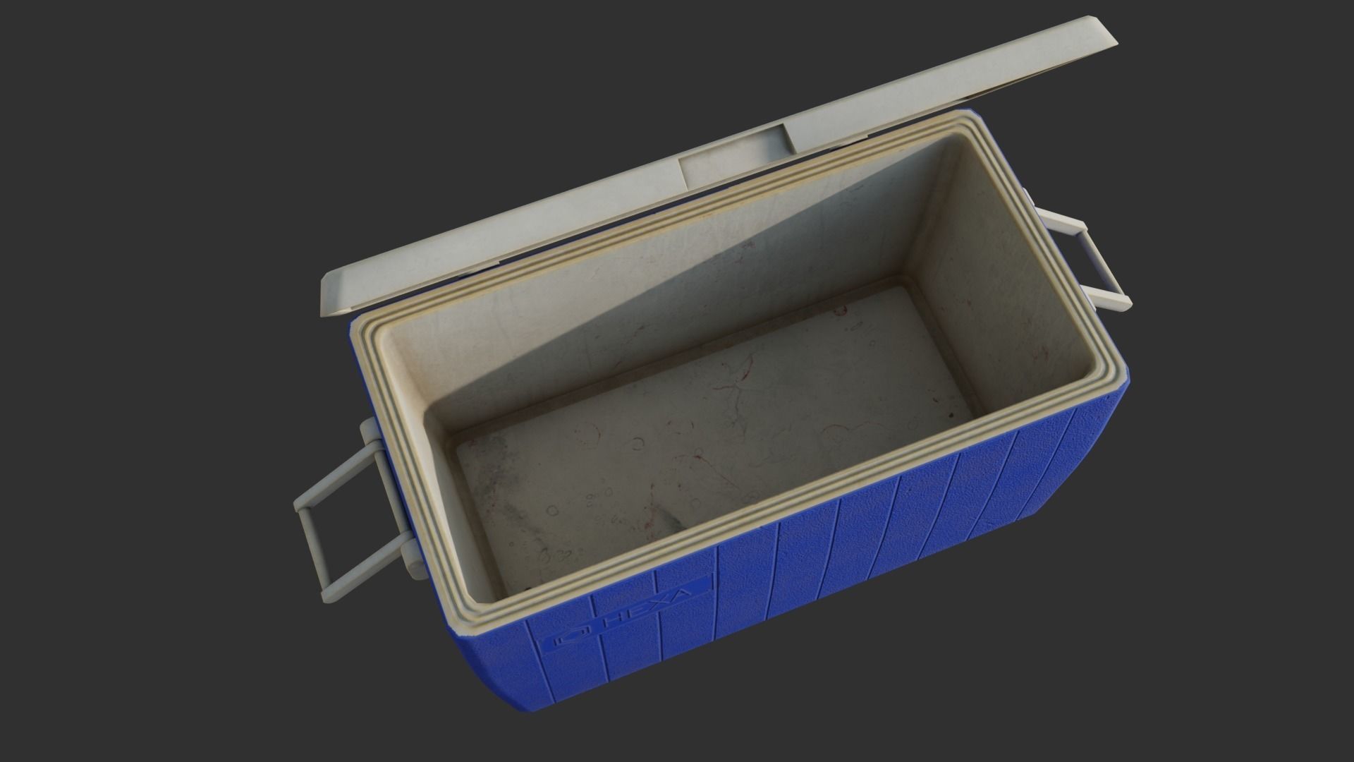 Cooler Box Game-Ready Low-poly 3D model_3