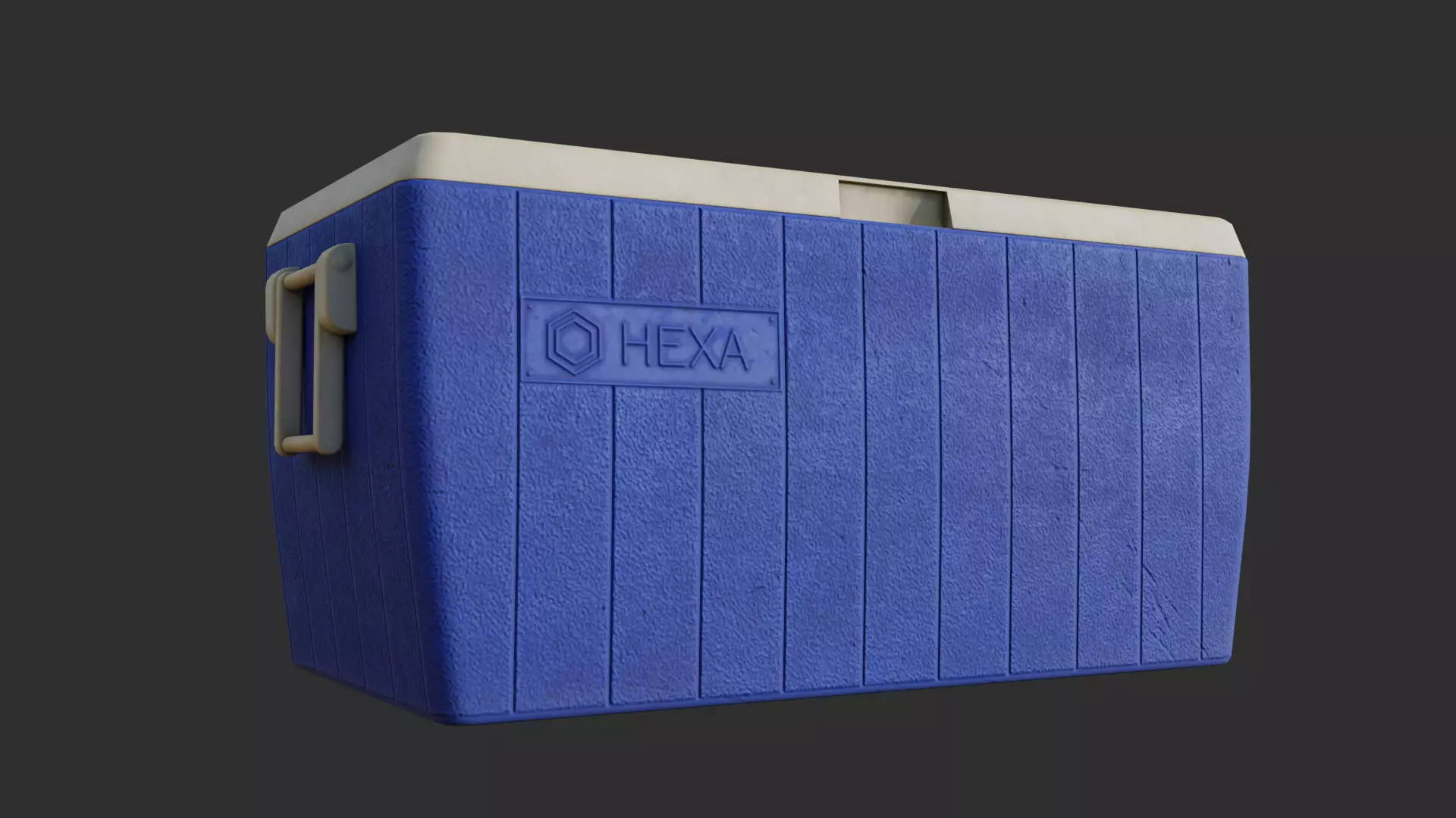 Cooler Box Game-Ready Low-poly 3D model_0
