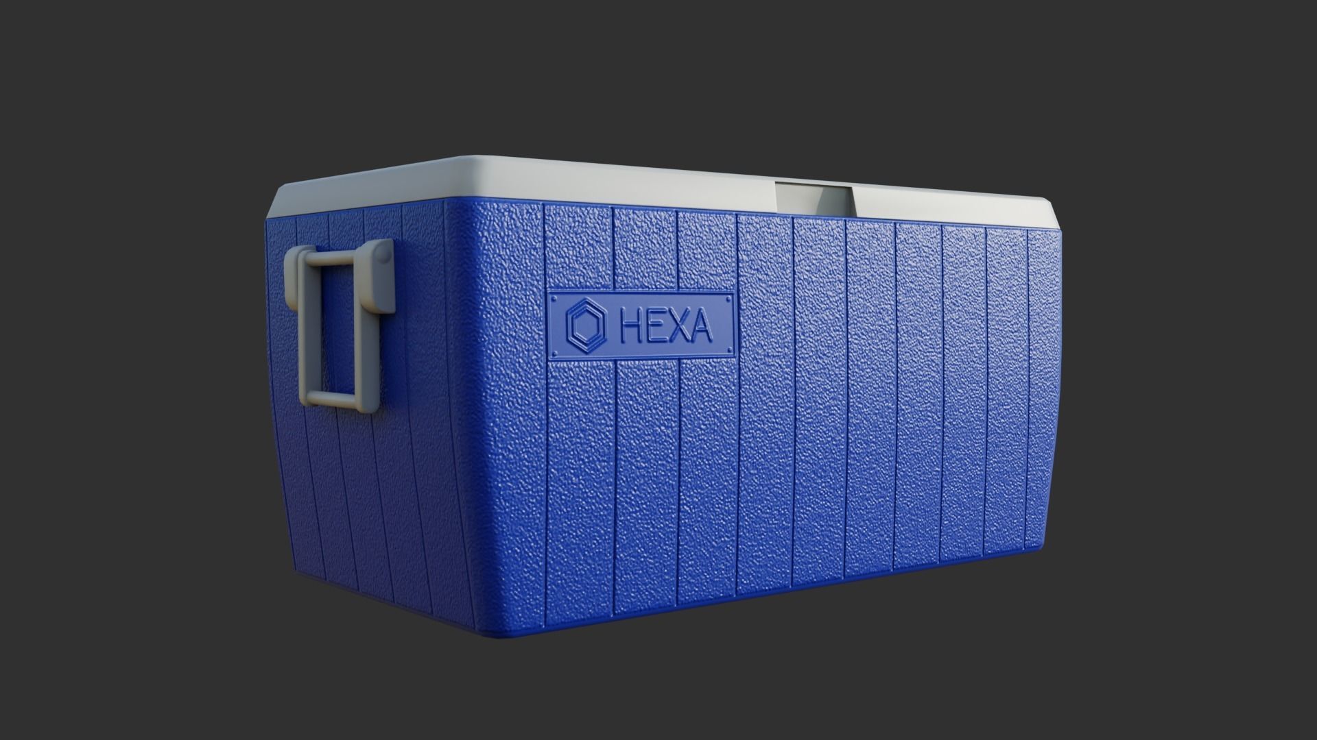 Cooler Box Game-Ready Low-poly 3D model_5