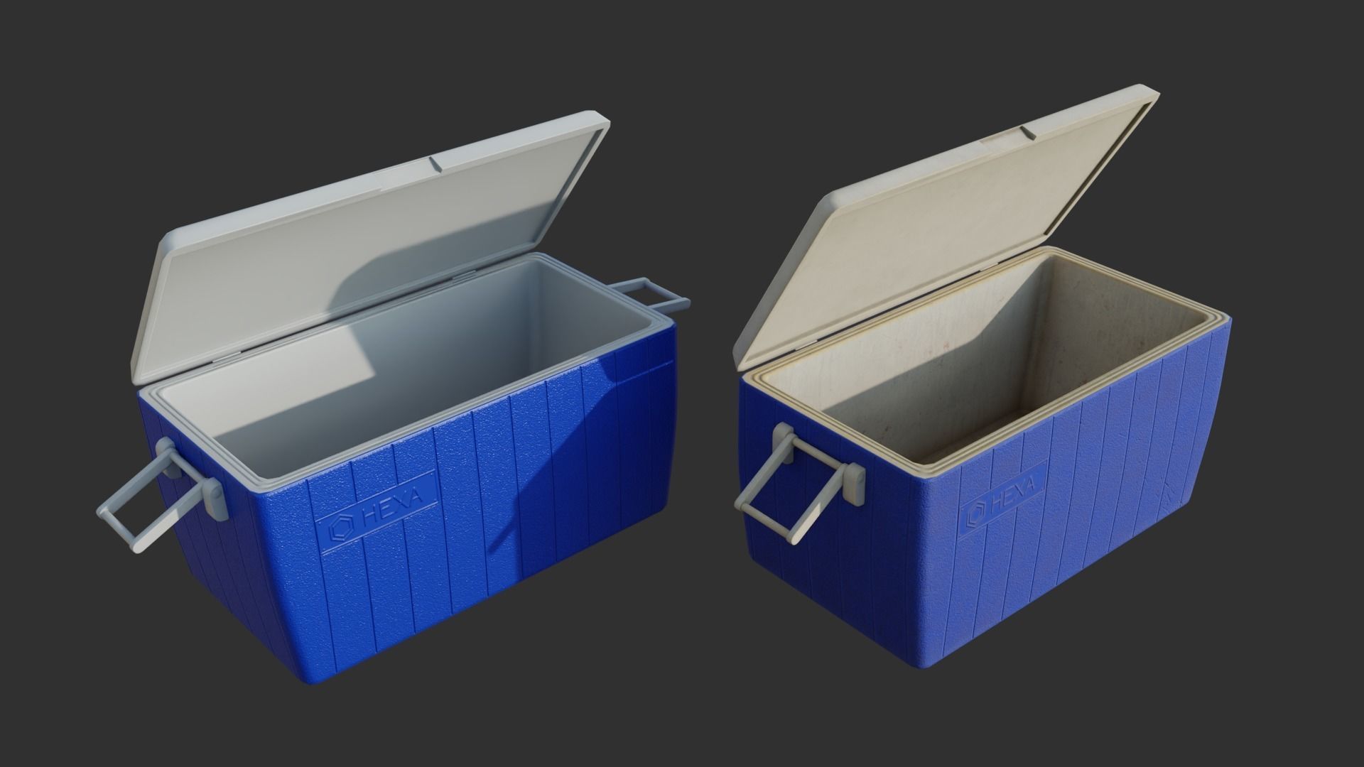 Cooler Box Game-Ready Low-poly 3D model_9