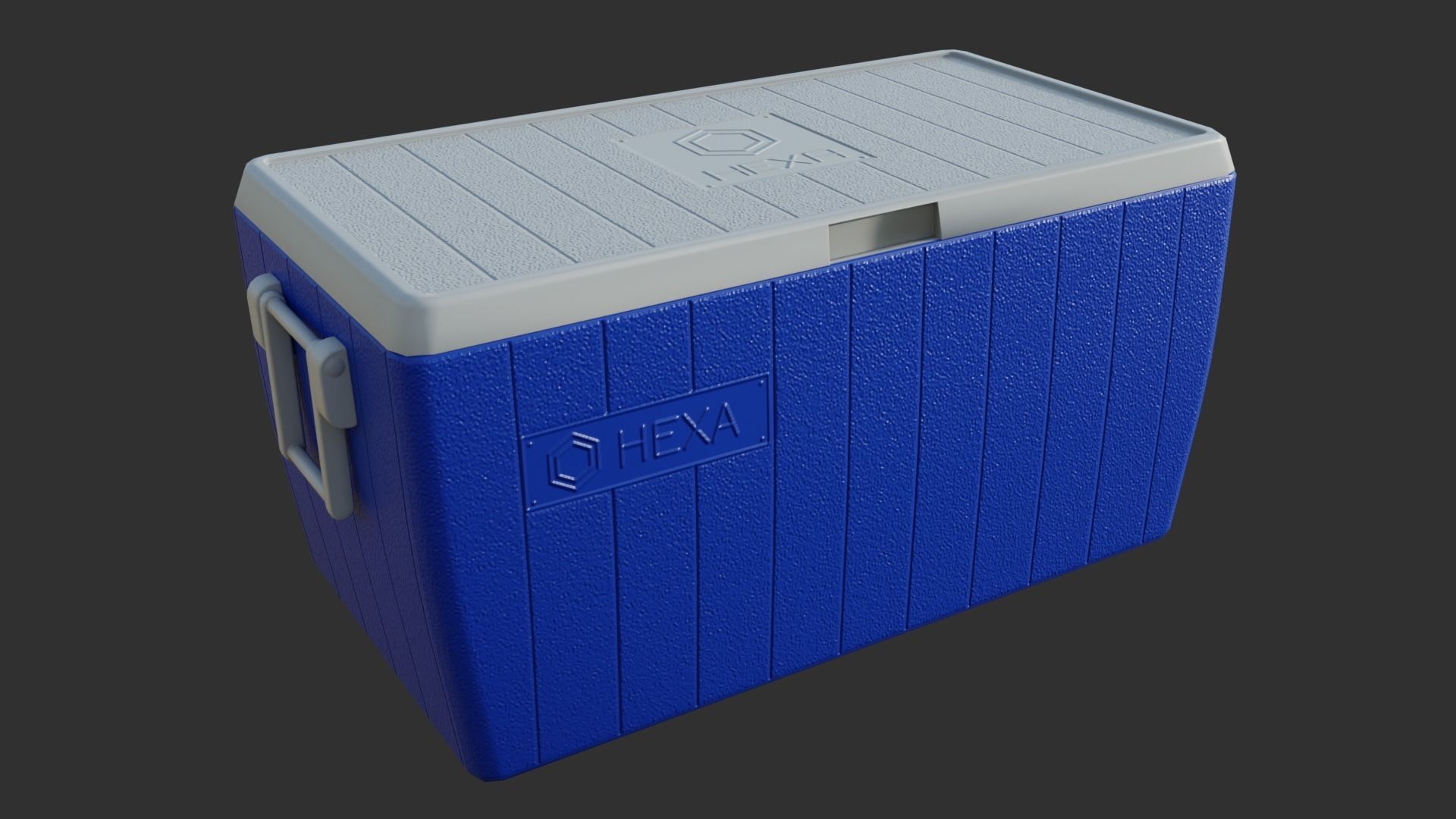 Cooler Box Game-Ready Low-poly 3D model_6