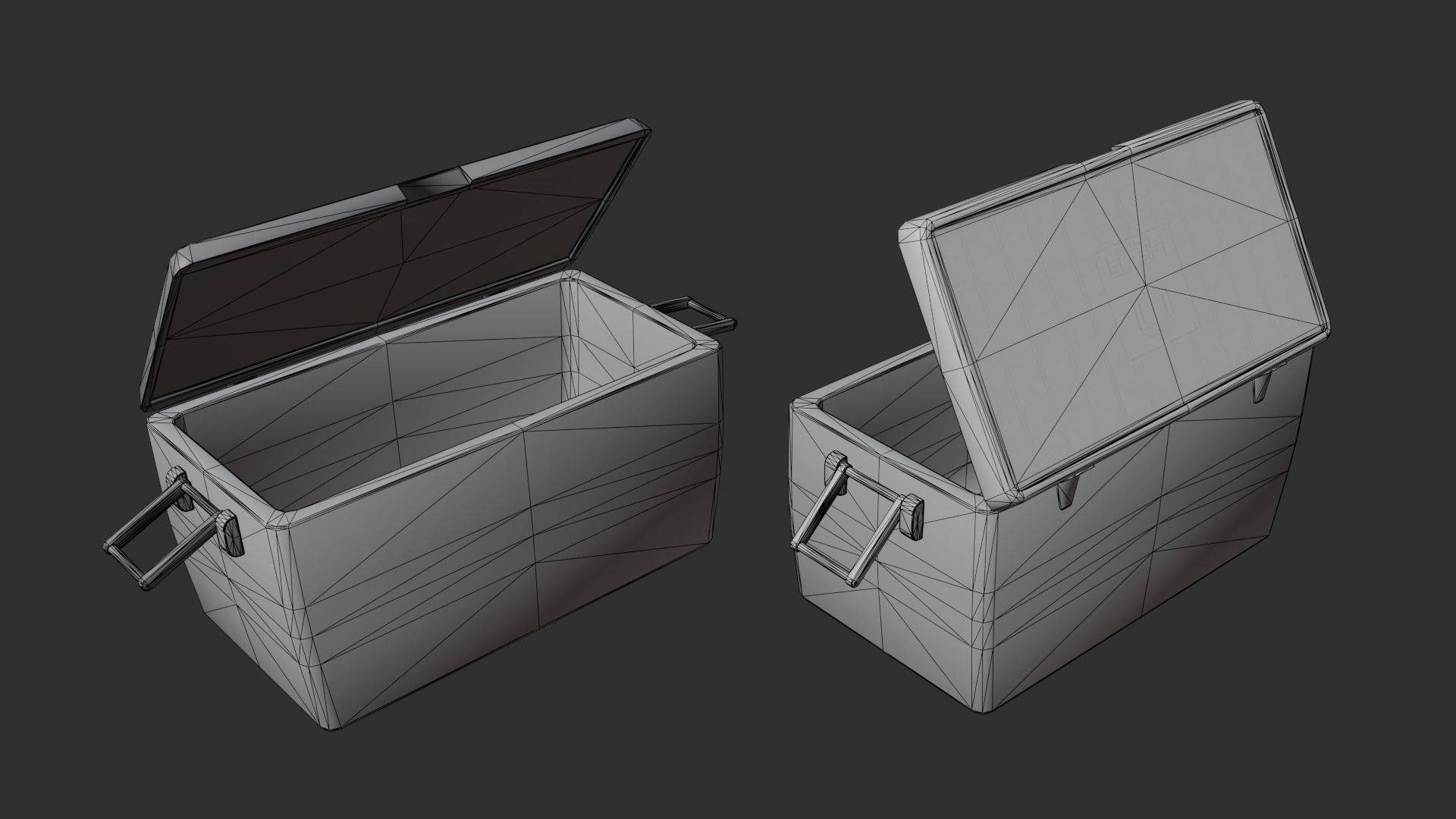Cooler Box Game-Ready Low-poly 3D model_11
