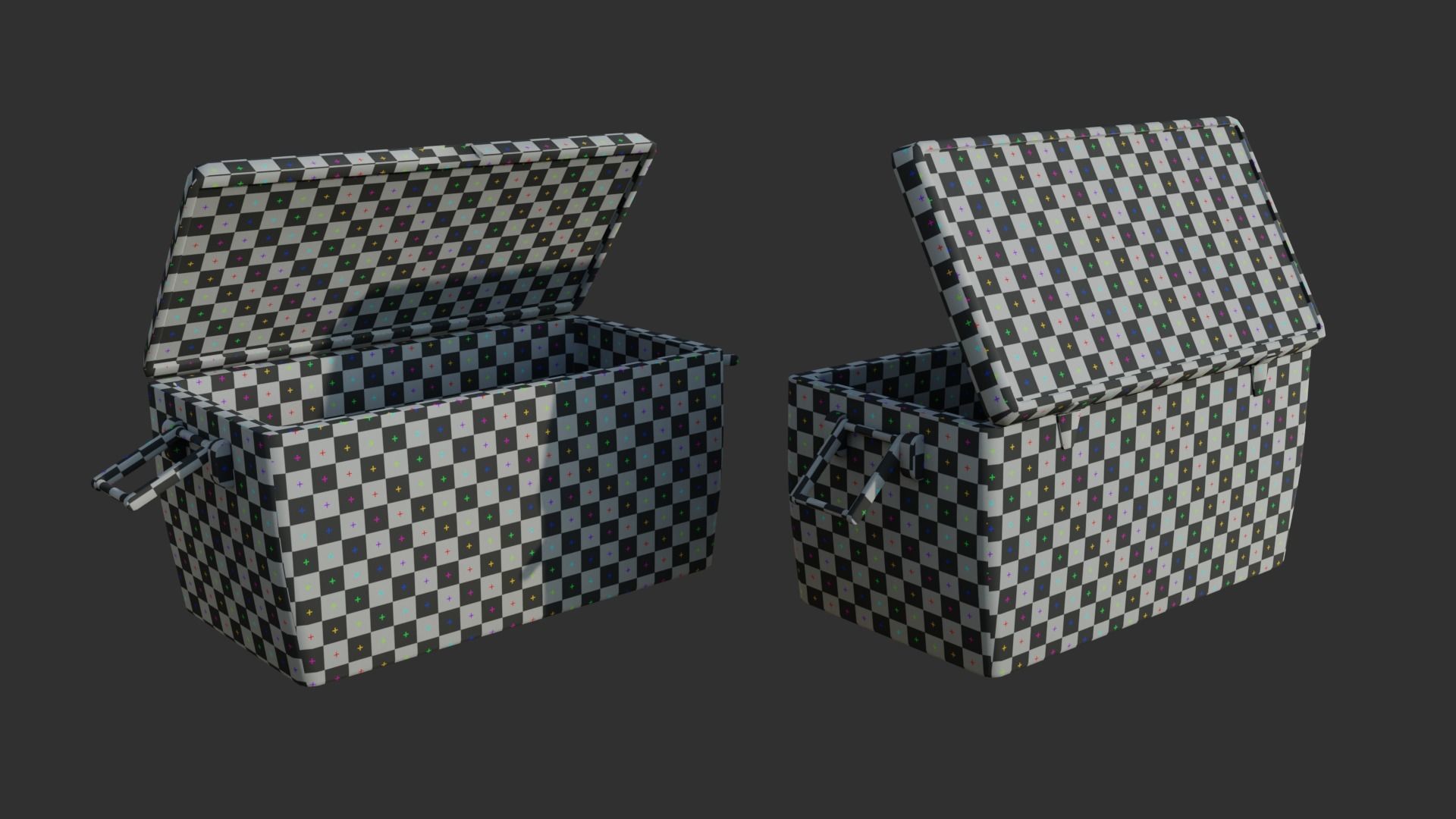 Cooler Box Game-Ready Low-poly 3D model_12