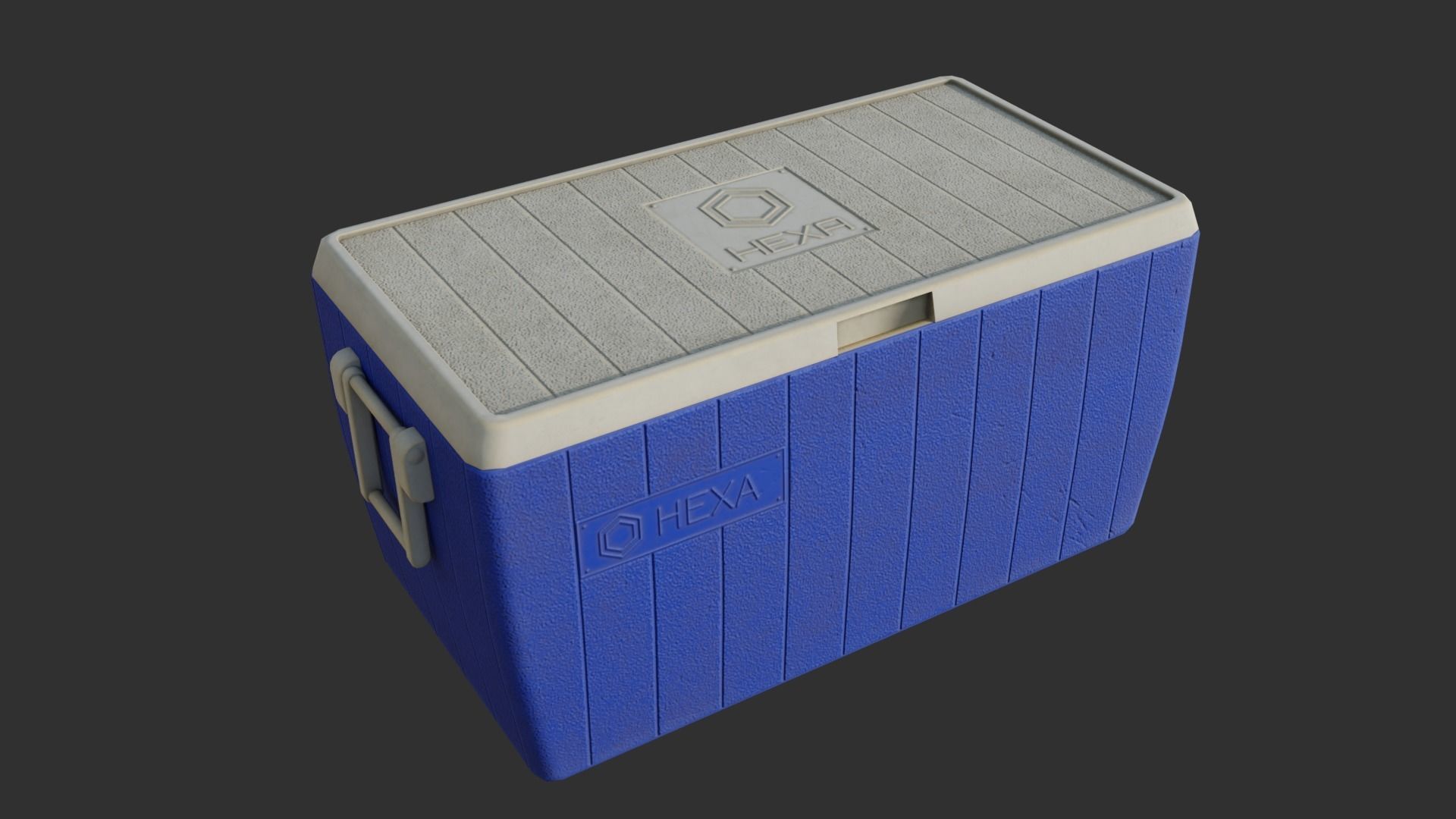 Cooler Box Game-Ready Low-poly 3D model_1