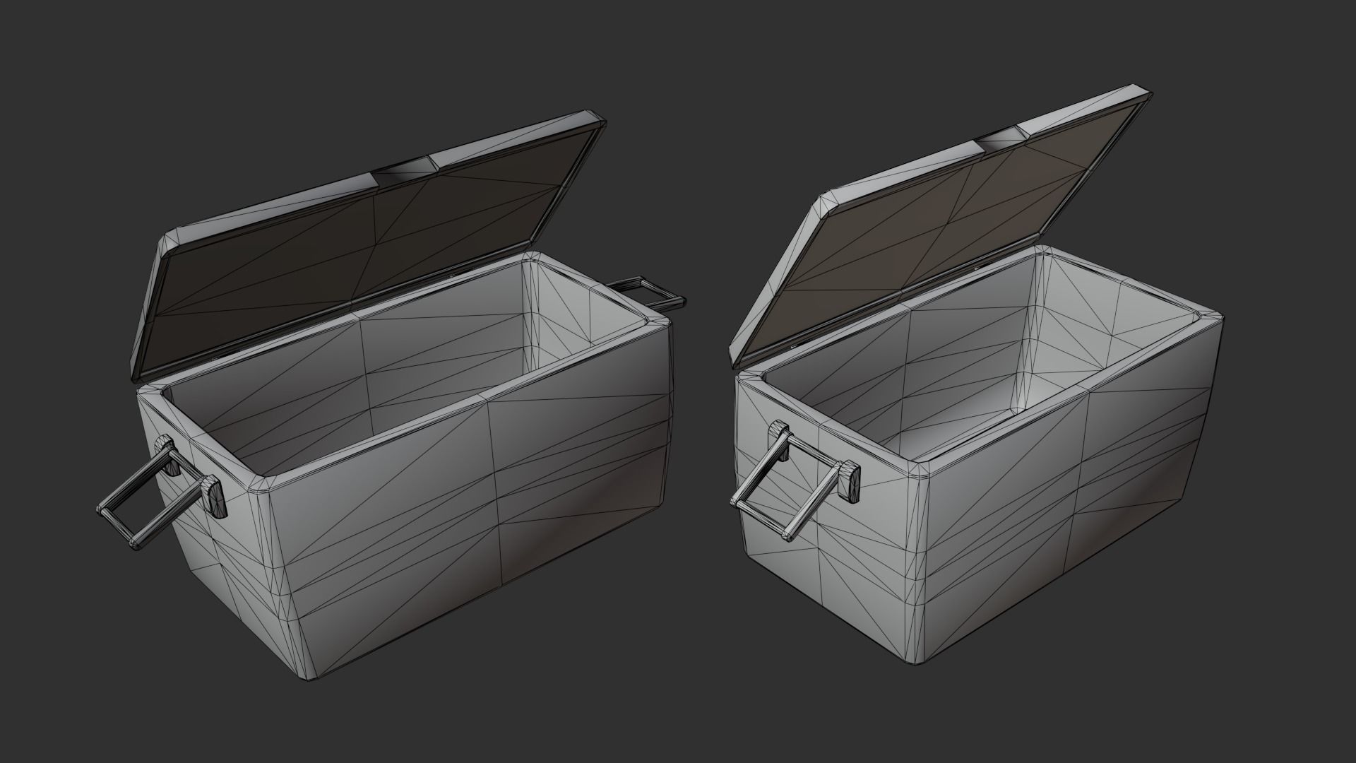 Cooler Box Game-Ready Low-poly 3D model_10