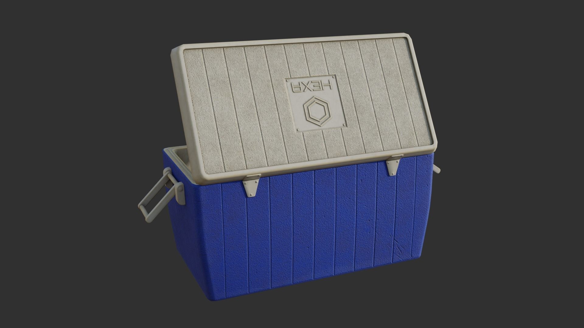 Cooler Box Game-Ready Low-poly 3D model_4