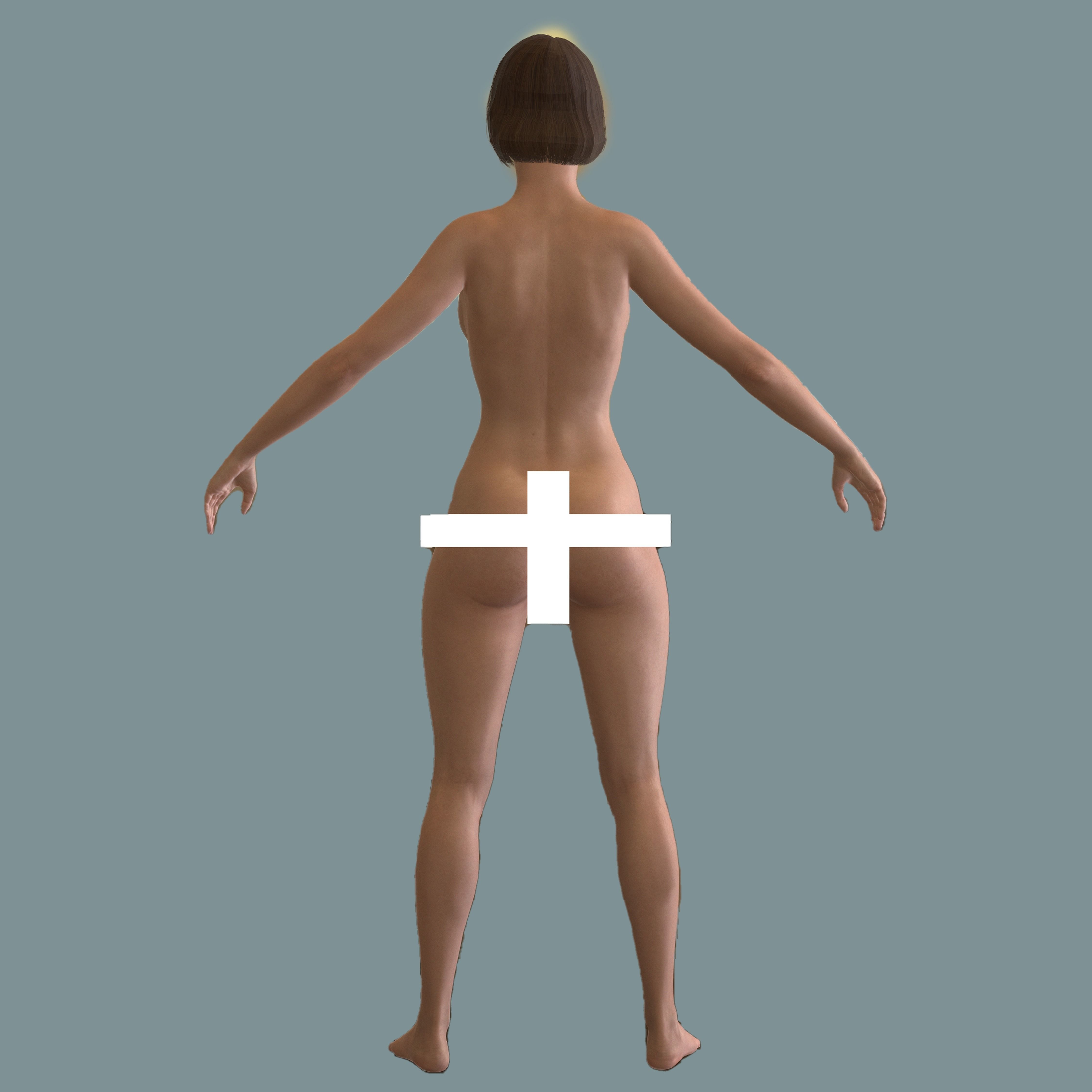 Bryce Dallas Howard  Low-poly 3D model_27