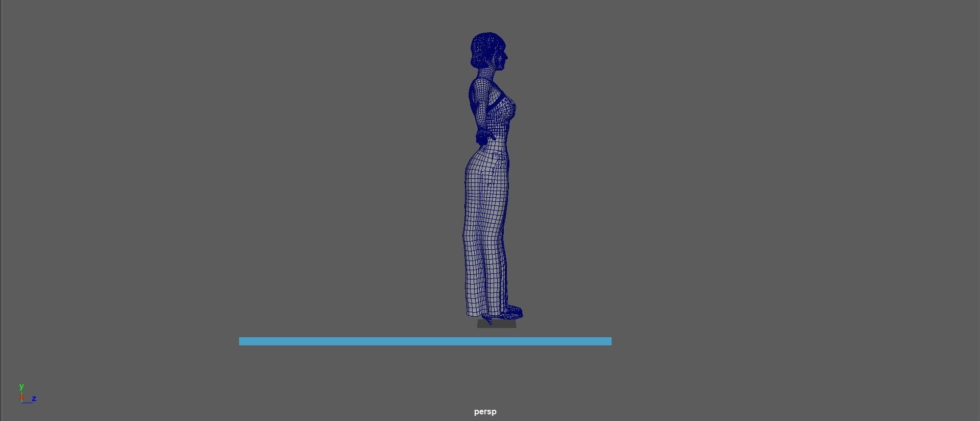 Bryce Dallas Howard  Low-poly 3D model_33