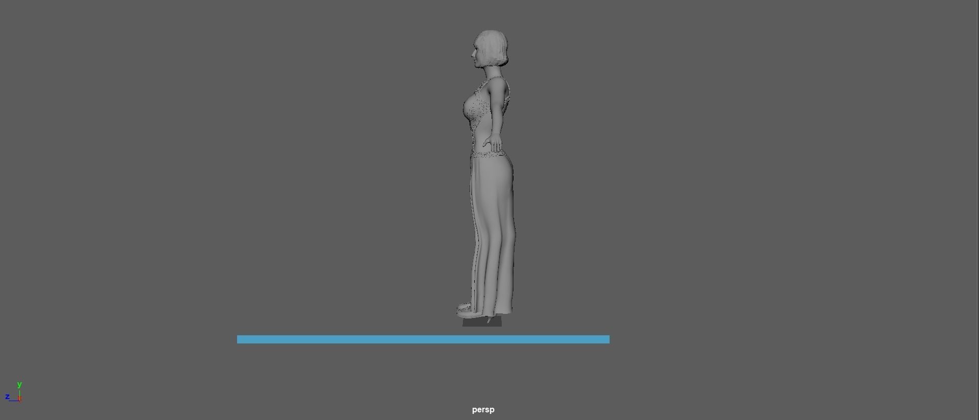 Bryce Dallas Howard  Low-poly 3D model_31