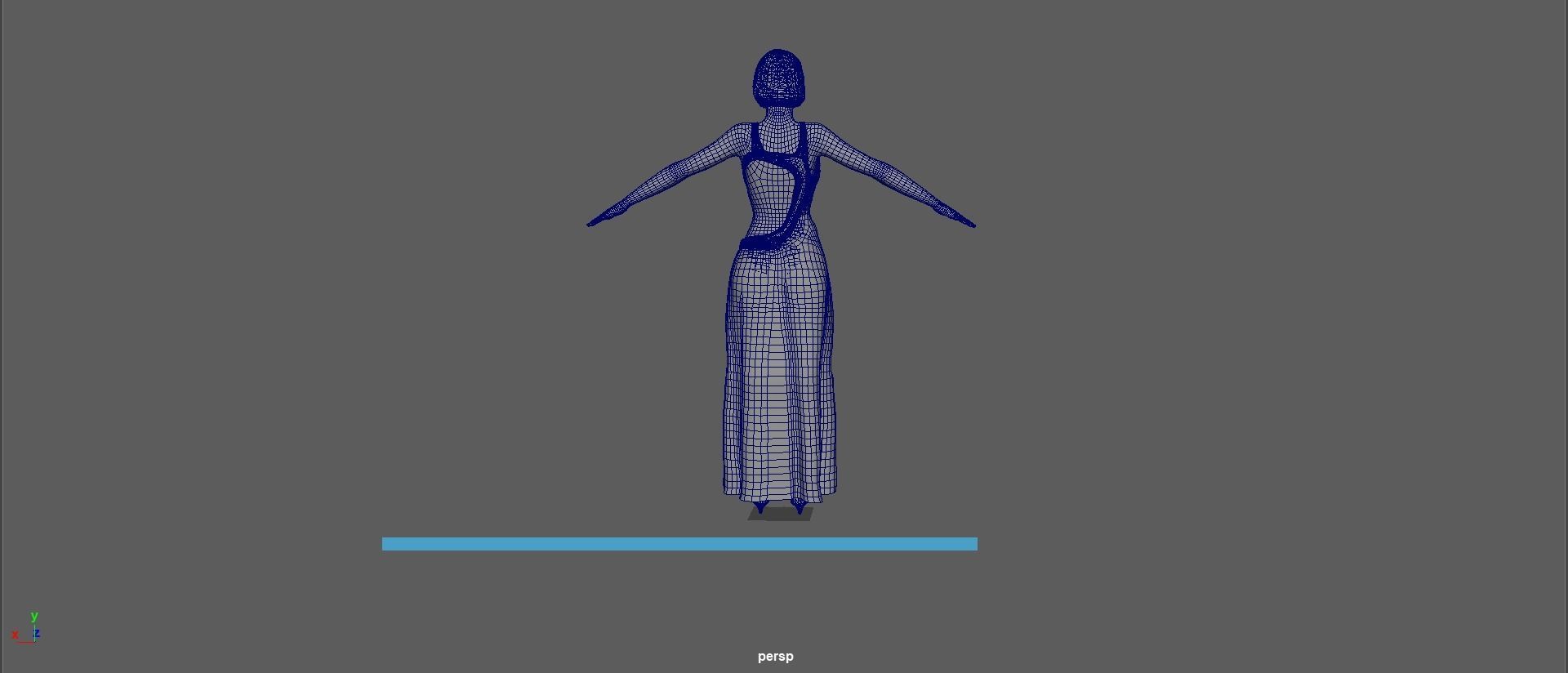 Bryce Dallas Howard  Low-poly 3D model_34