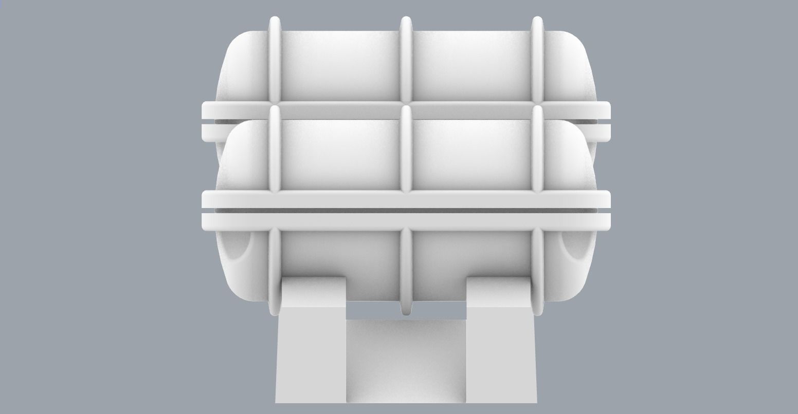 Solas Life Raft with Ramp Low-poly 3D model_8