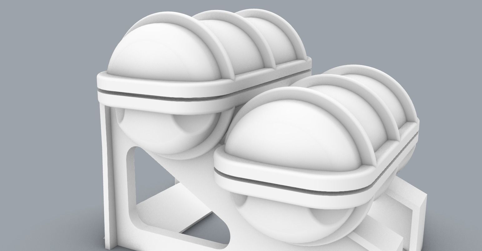 Solas Life Raft with Ramp Low-poly 3D model_10