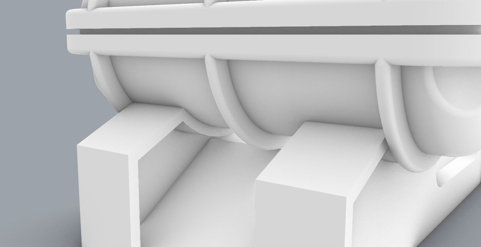 Solas Life Raft with Ramp Low-poly 3D model_9