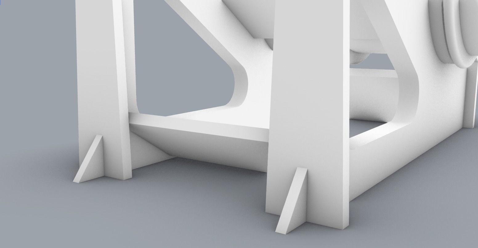 Solas Life Raft with Ramp Low-poly 3D model_4