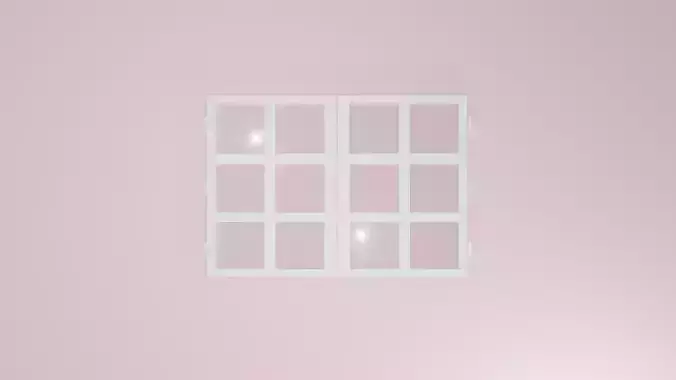  Window 3D Model  Design for Architectural 