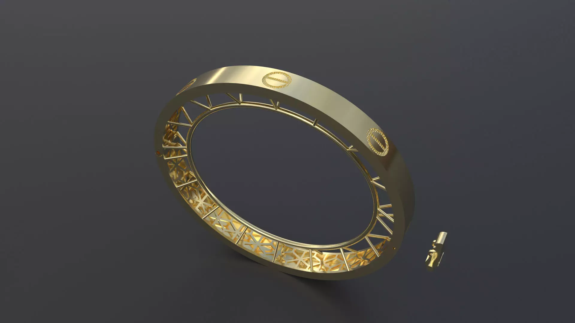 7 mm bracelet 3D print model_0